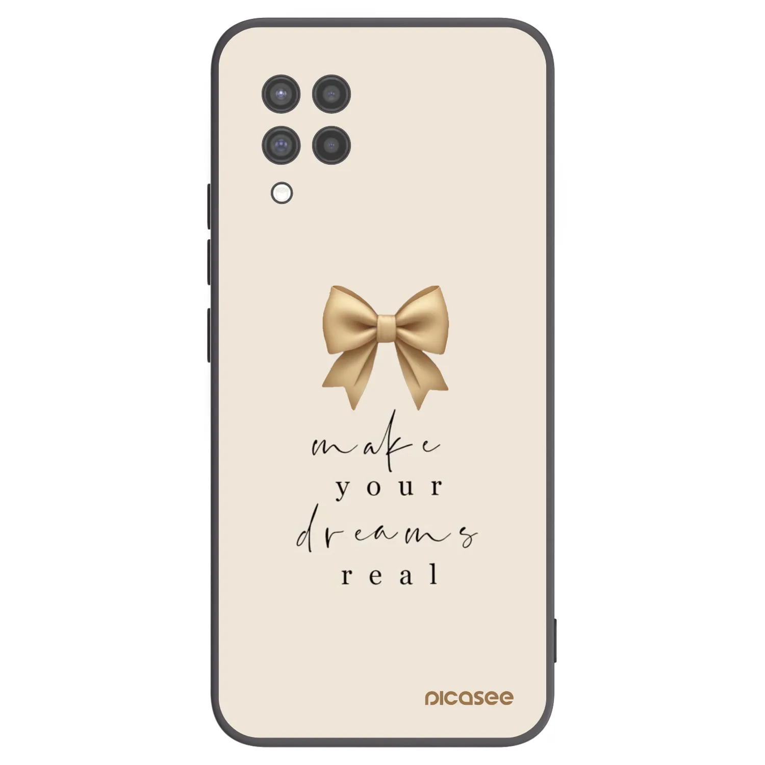 Picasee fekete szilikon tok az alábbi mobiltelefonokra Samsung Galaxy A42 A426B - Golden Dream