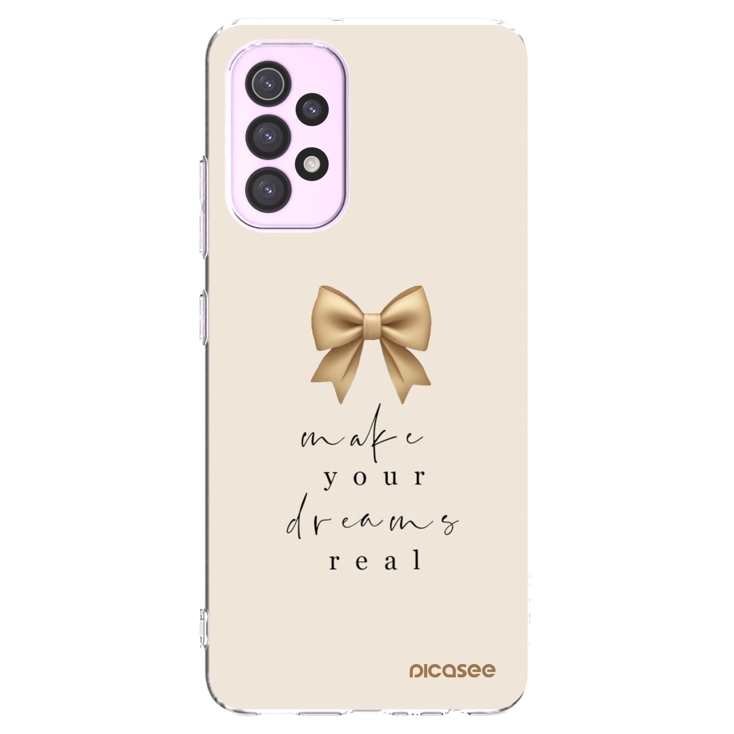Picasee átlátszó szilikon tok az alábbi mobiltelefonokra Samsung Galaxy A32 5G A326B - Golden Dream