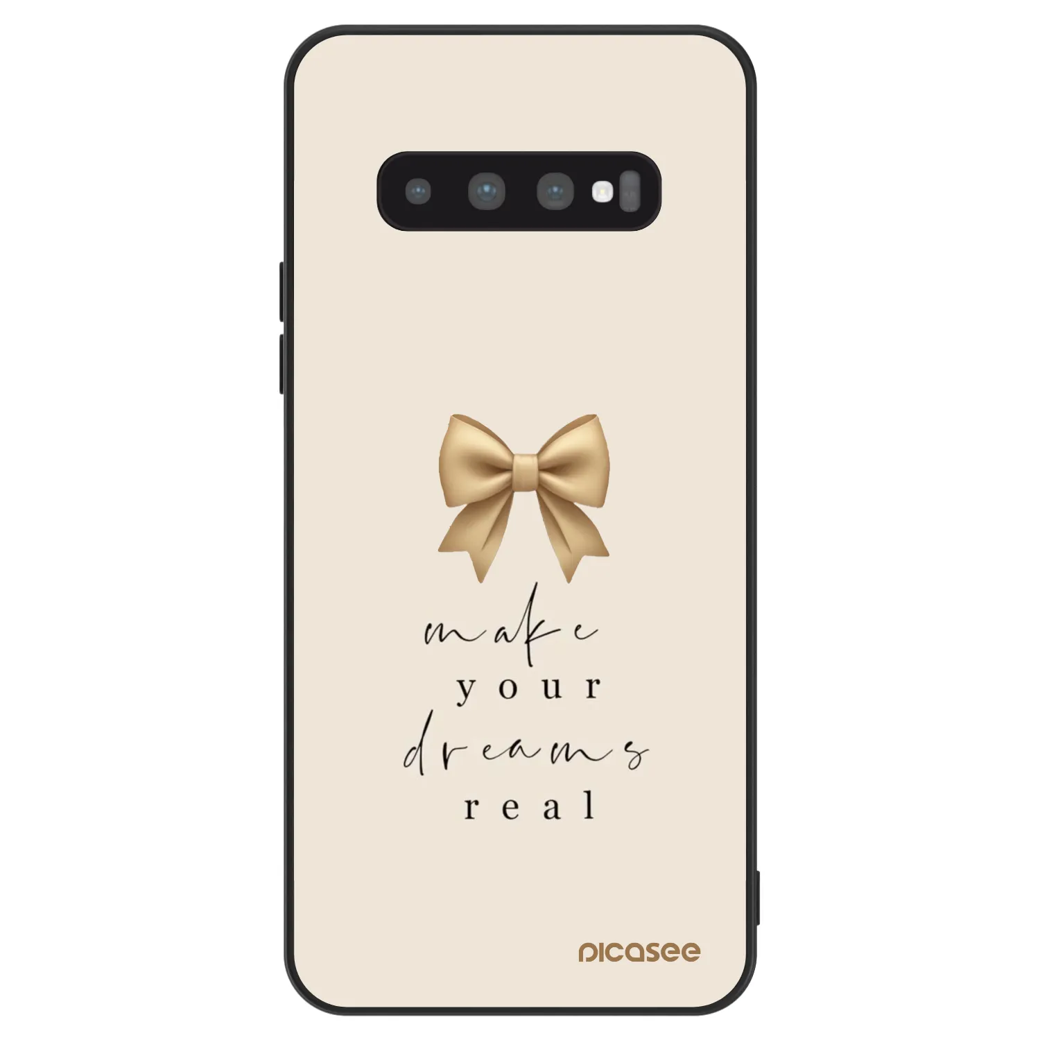 Picasee ULTIMATE CASE Samsung Galaxy S10 G973 - készülékre - Golden Dream