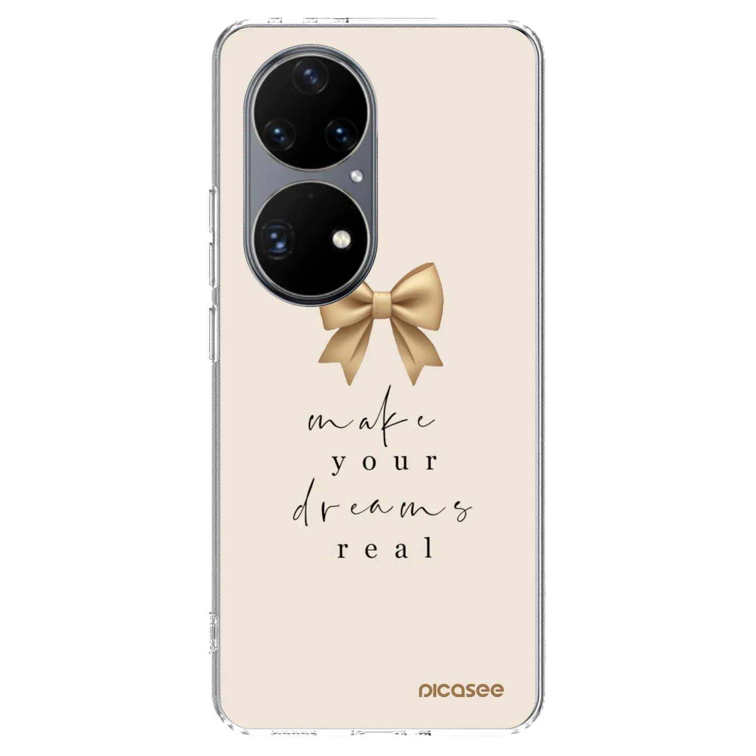 Picasee átlátszó szilikon tok az alábbi mobiltelefonokra Huawei P50 - Golden Dream