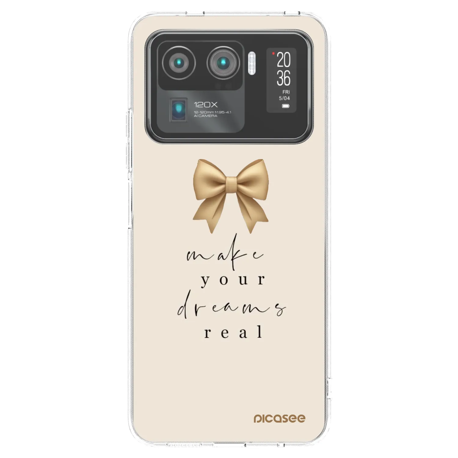 Picasee átlátszó szilikon tok az alábbi mobiltelefonokra Xiaomi Mi 11 Ultra - Golden Dream