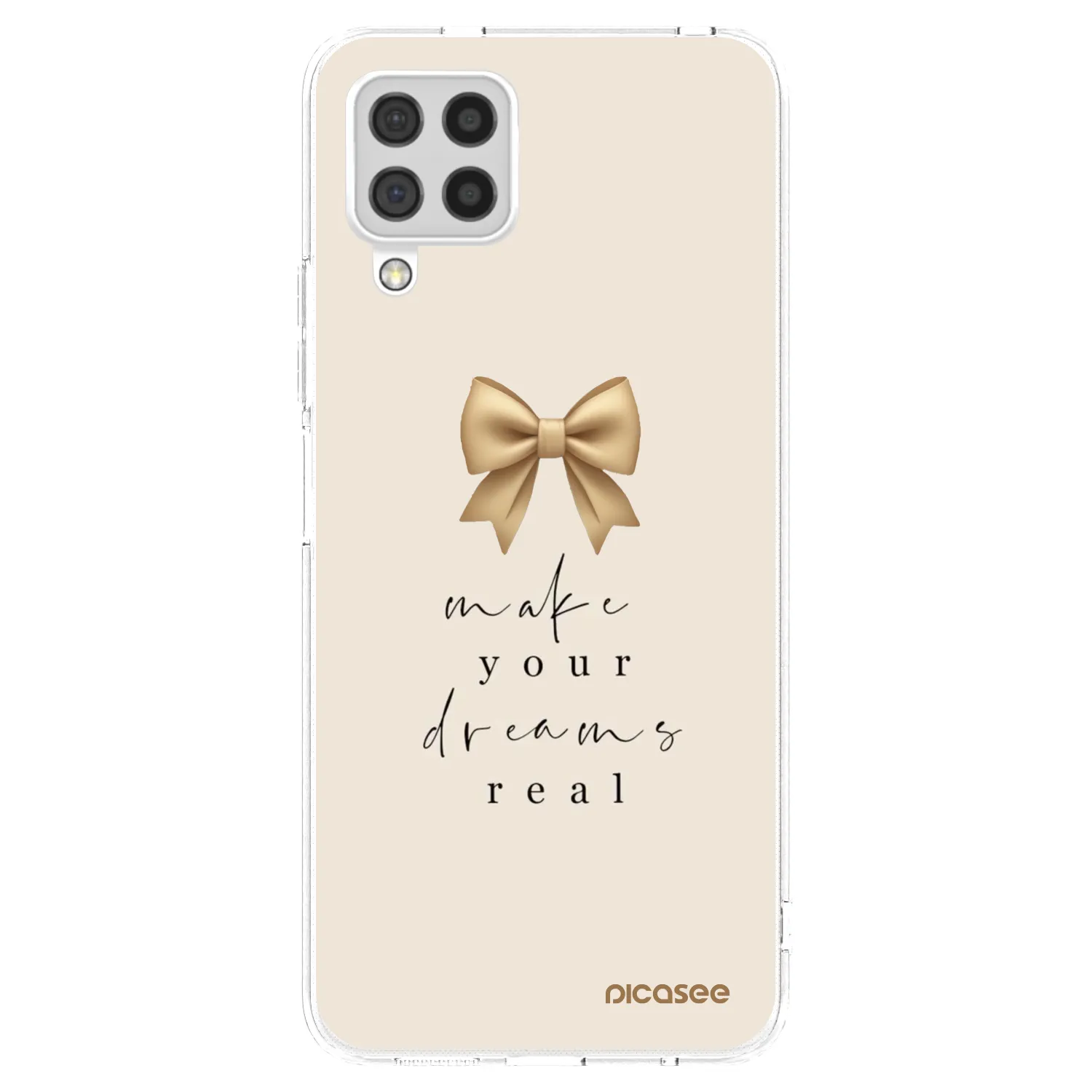 Picasee átlátszó szilikon tok az alábbi mobiltelefonokra Samsung Galaxy A22 A225F 4G - Golden Dream
