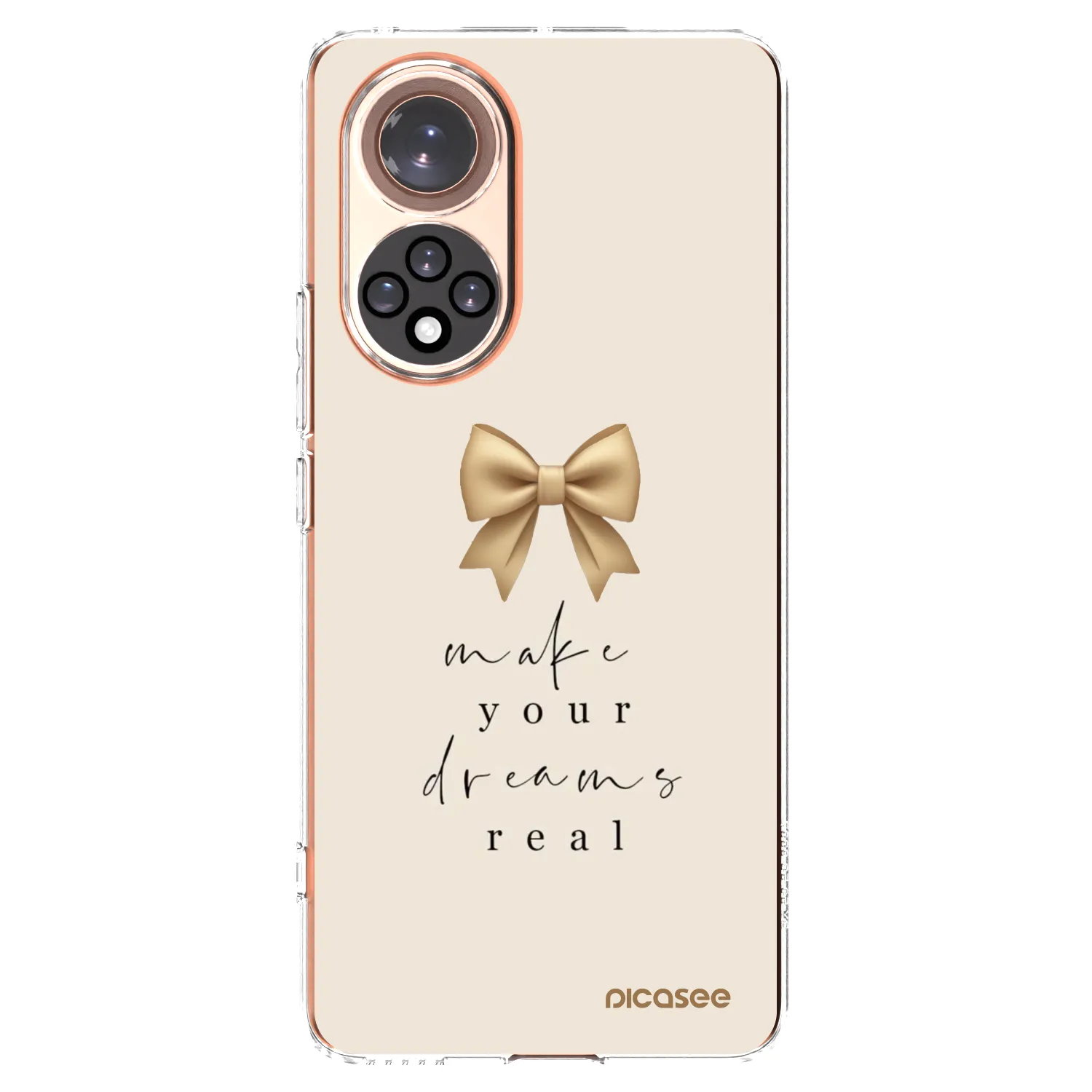 Picasee átlátszó szilikon tok az alábbi mobiltelefonokra Huawei Nova 9 - Golden Dream