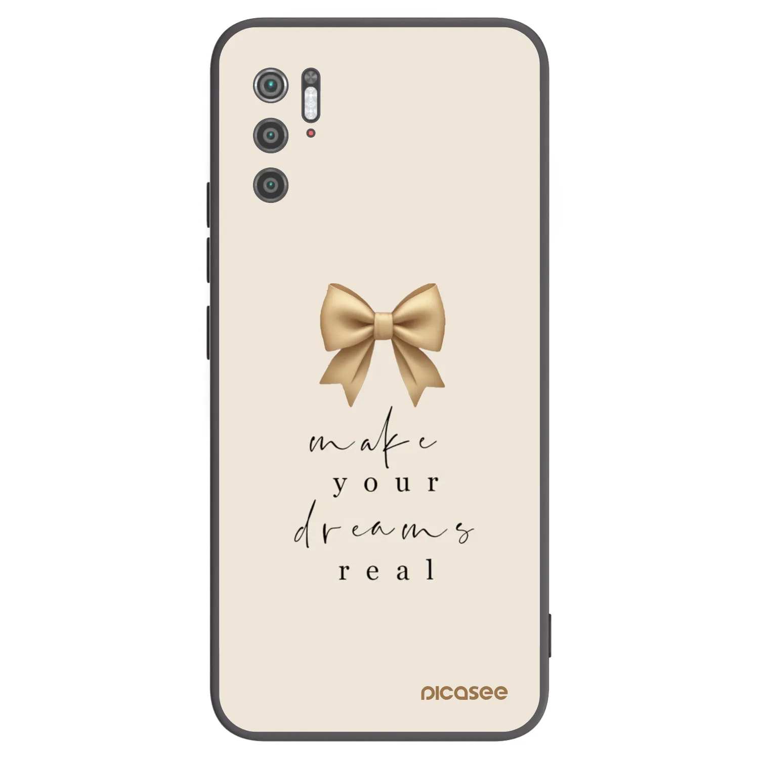 Picasee fekete szilikon tok az alábbi mobiltelefonokra Xiaomi Poco M3 Pro 5G - Golden Dream