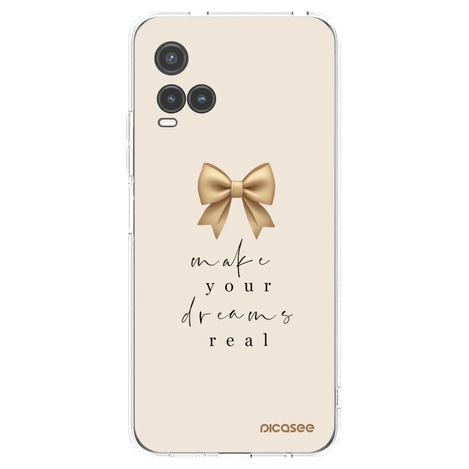 Picasee átlátszó szilikon tok az alábbi mobiltelefonokra Vivo Y33s - Golden Dream