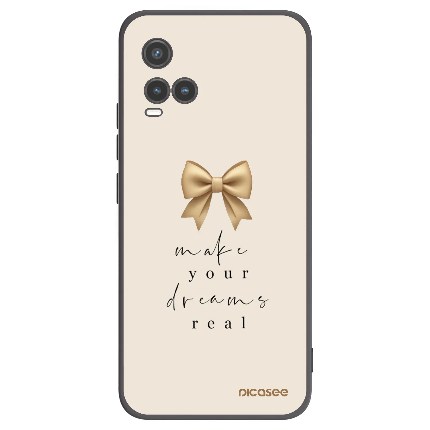 Picasee fekete szilikon tok az alábbi mobiltelefonokra Vivo Y33s - Golden Dream