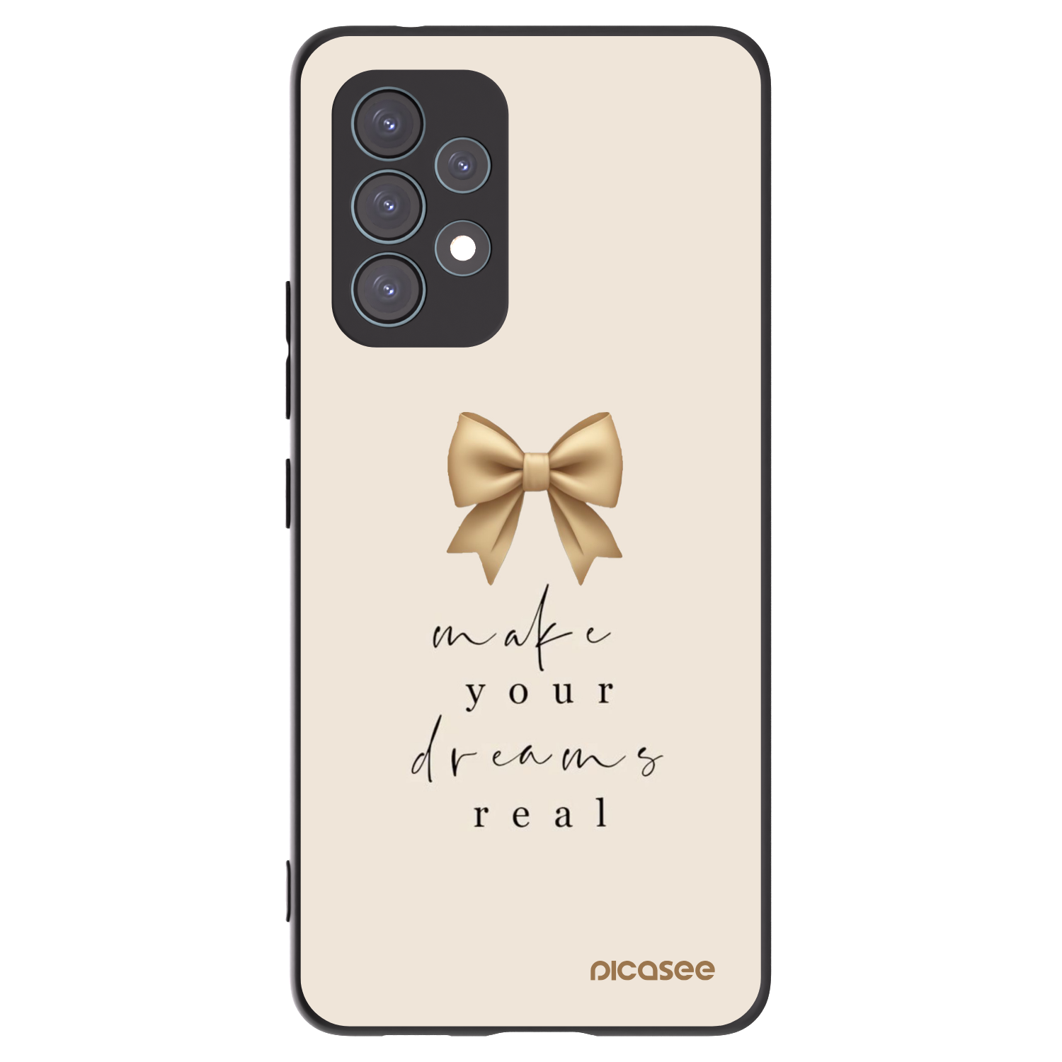 Picasee fekete szilikon tok az alábbi mobiltelefonokra Samsung Galaxy A53 5G A536 - Golden Dream