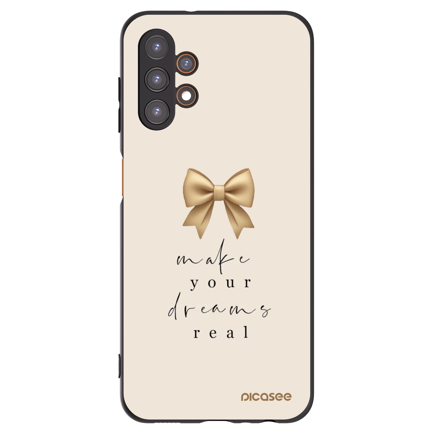 Picasee fekete szilikon tok az alábbi mobiltelefonokra Samsung Galaxy A13 4G A135 - Golden Dream