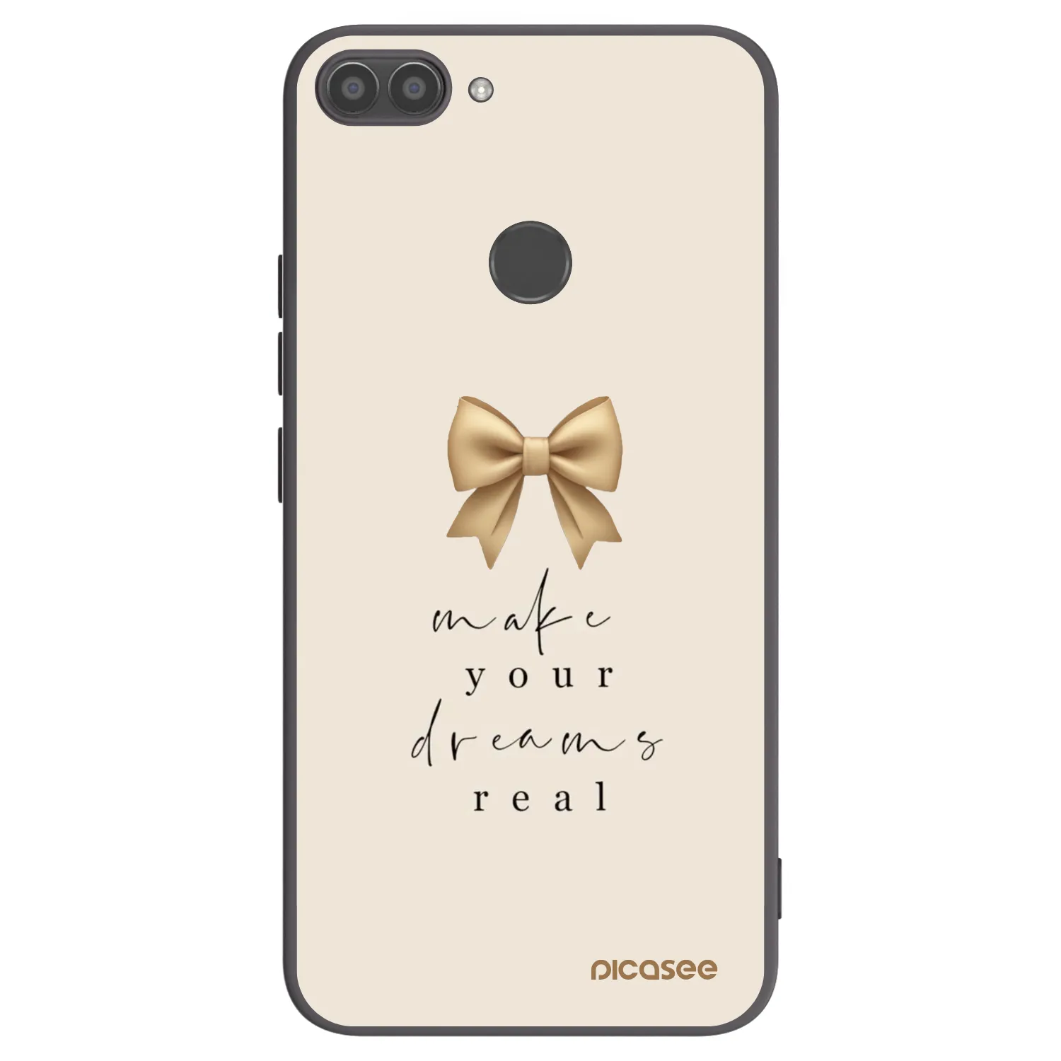 Picasee fekete szilikon tok az alábbi mobiltelefonokra Huawei P Smart - Golden Dream