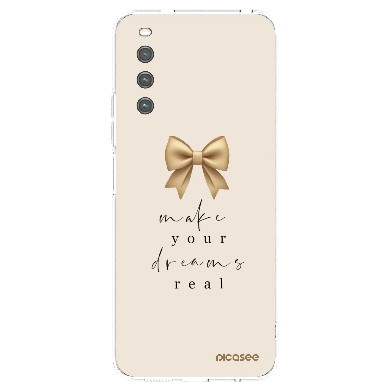 Picasee átlátszó szilikon tok az alábbi mobiltelefonokra Sony Xperia 10 IV 5G - Golden Dream
