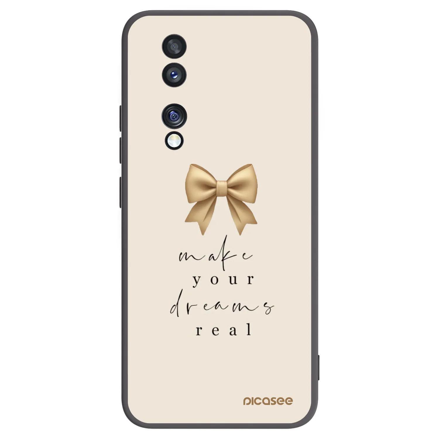 Picasee fekete szilikon tok az alábbi mobiltelefonokra Honor 70 - Golden Dream