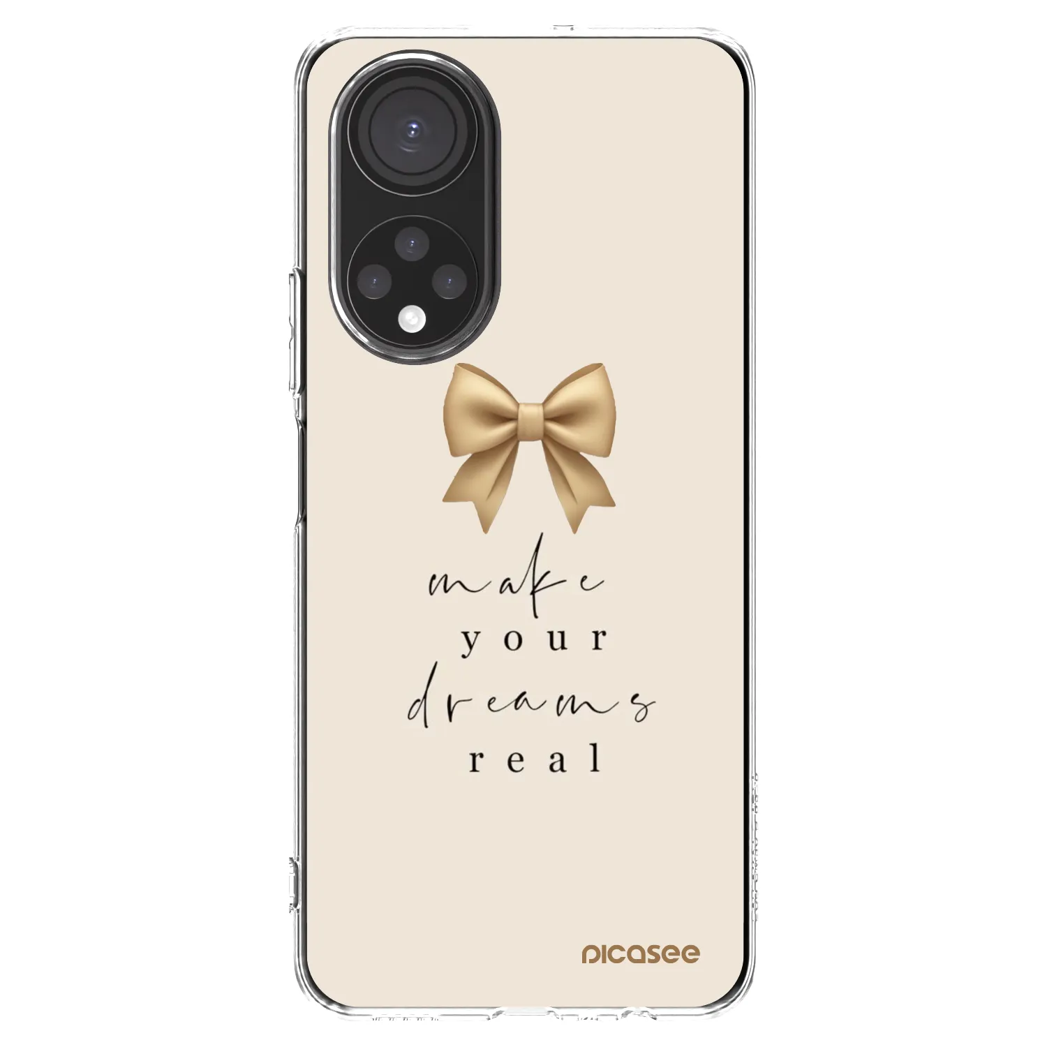 Picasee átlátszó szilikon tok az alábbi mobiltelefonokra Honor X7 - Golden Dream