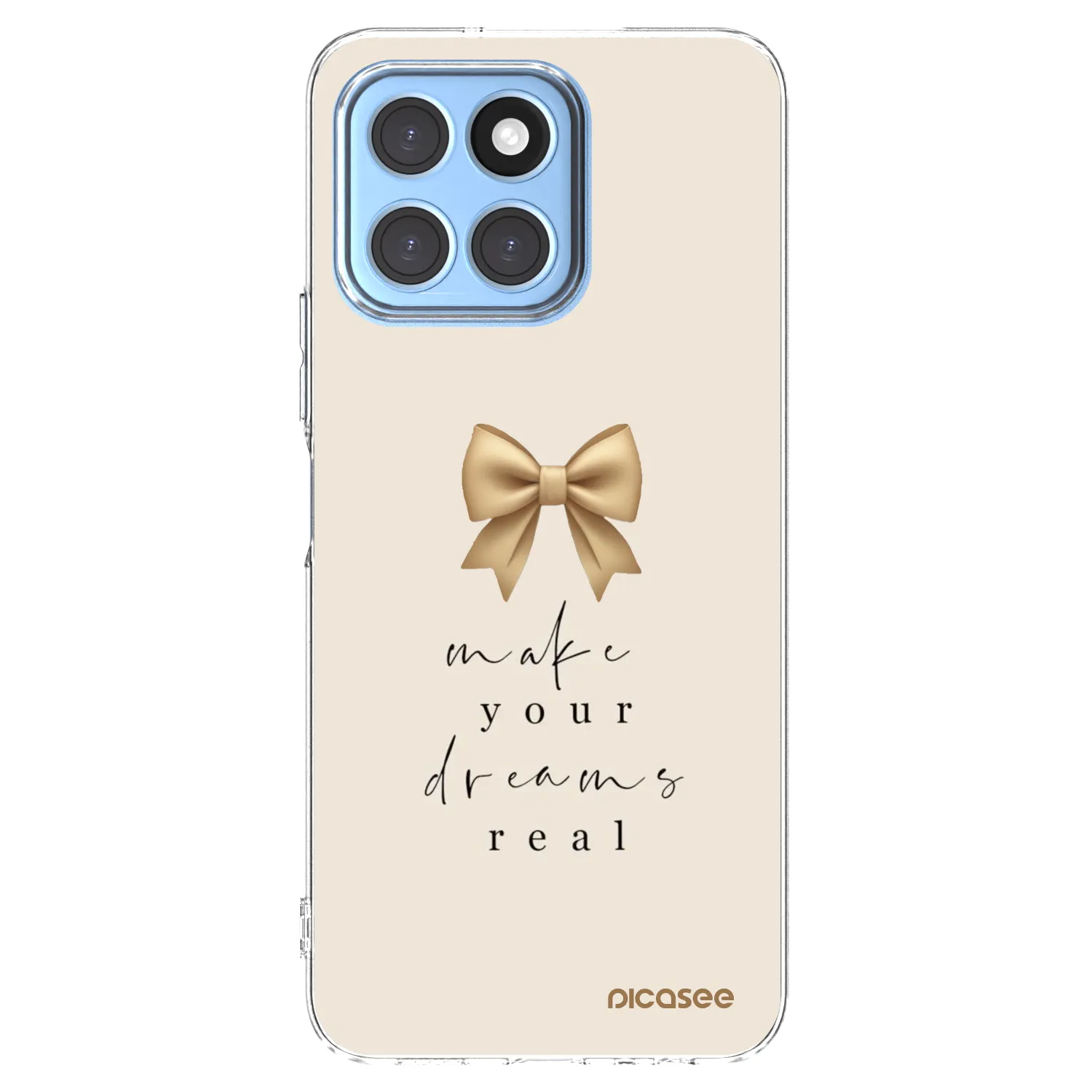 Picasee átlátszó szilikon tok az alábbi mobiltelefonokra Honor X8 5G - Golden Dream