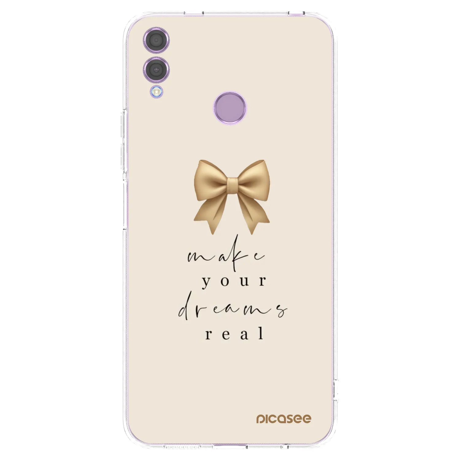 Picasee átlátszó szilikon tok az alábbi mobiltelefonokra Honor 8X - Golden Dream