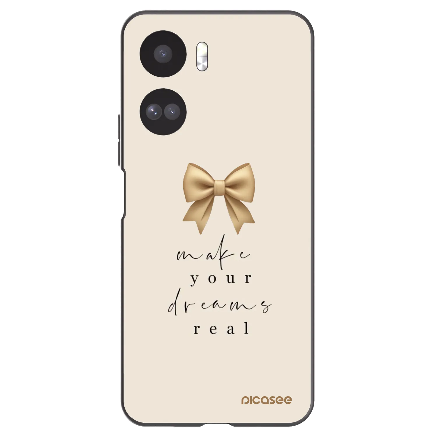 Picasee fekete szilikon tok az alábbi mobiltelefonokra Honor 90 Lite 5G - Golden Dream