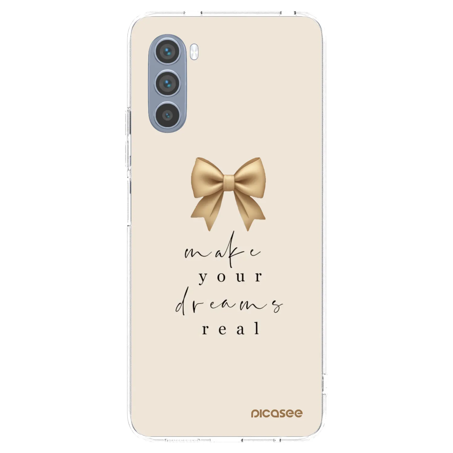 Picasee átlátszó szilikon tok az alábbi mobiltelefonokra Motorola Moto G62 - Golden Dream