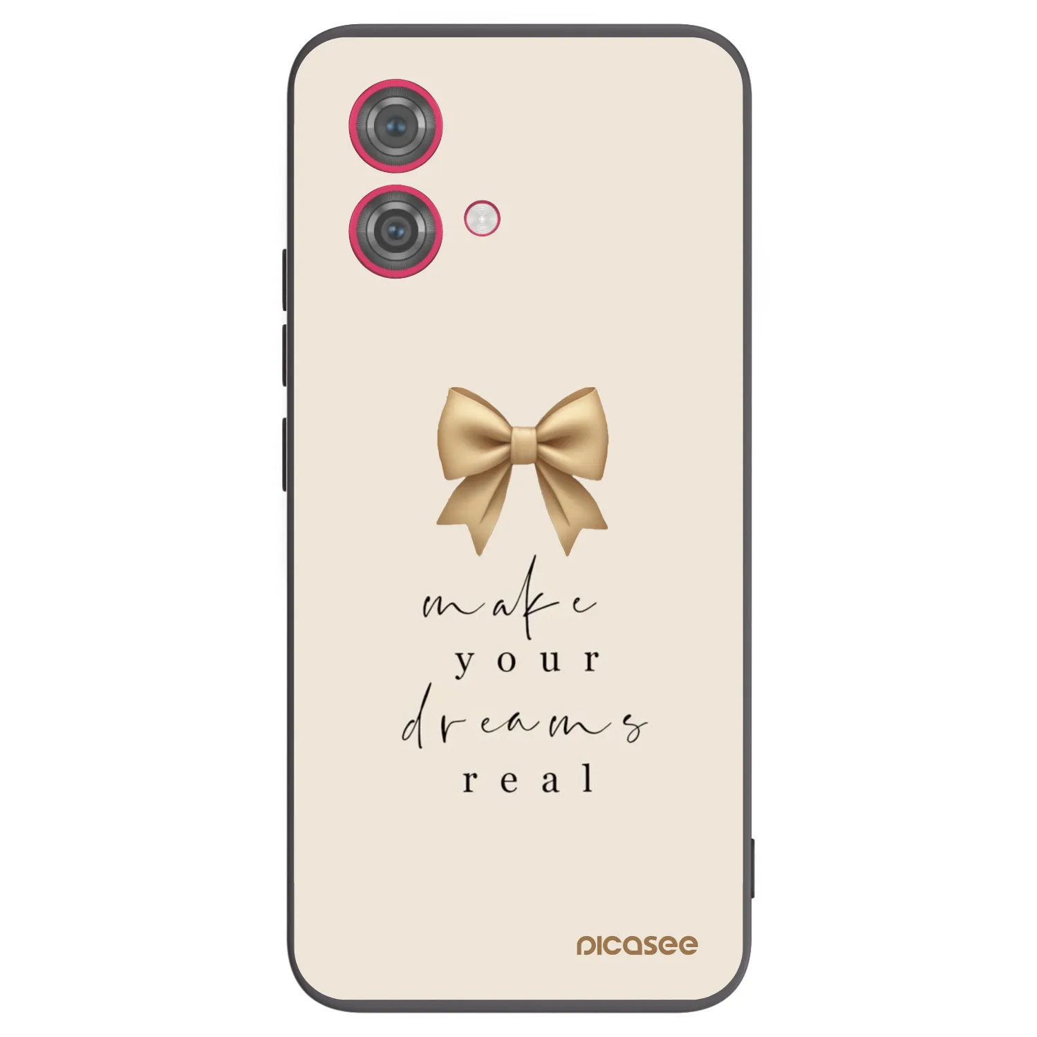 Picasee fekete szilikon tok az alábbi mobiltelefonokra Motorola Moto G84 5G - Golden Dream
