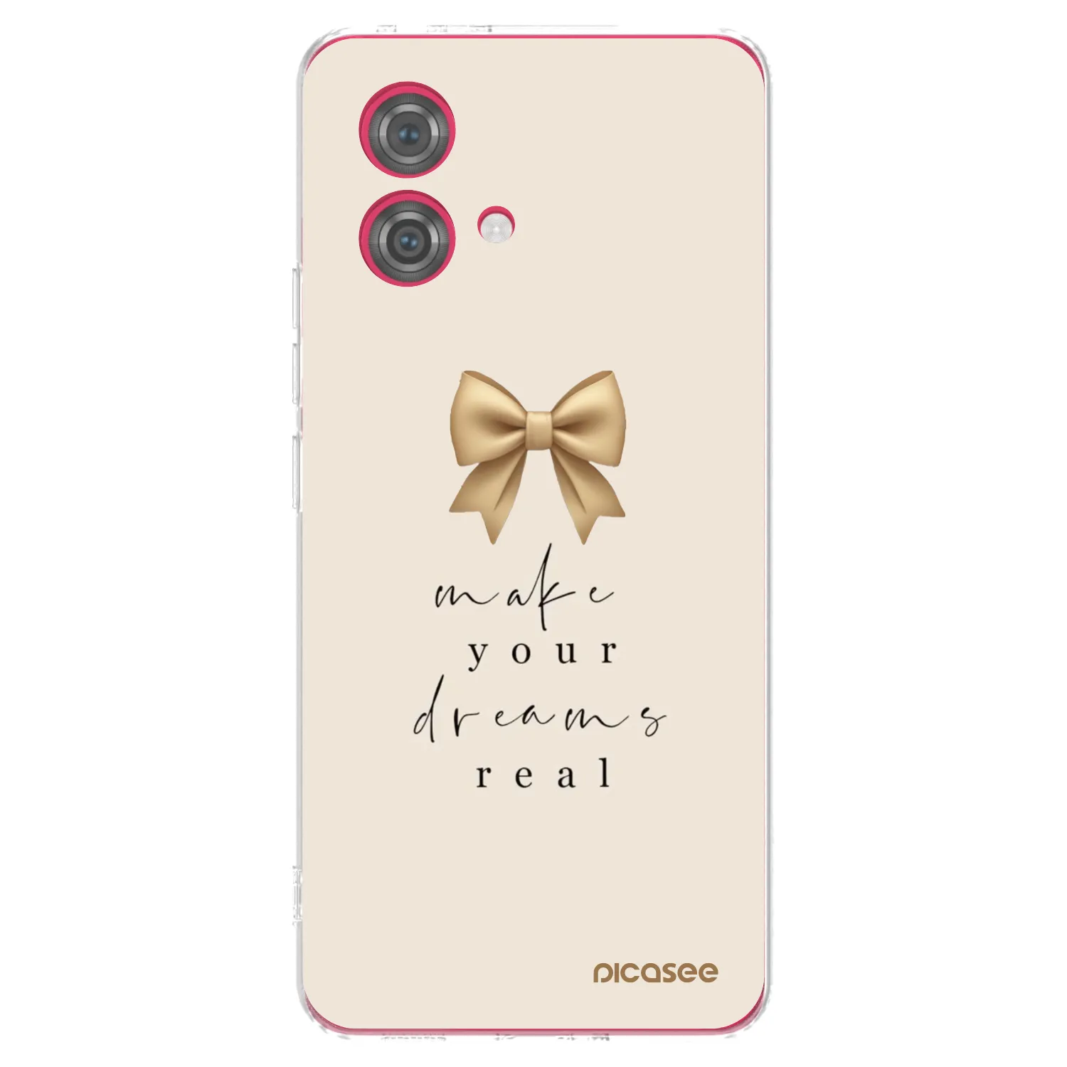Picasee átlátszó szilikon tok az alábbi mobiltelefonokra Motorola Moto G84 5G - Golden Dream