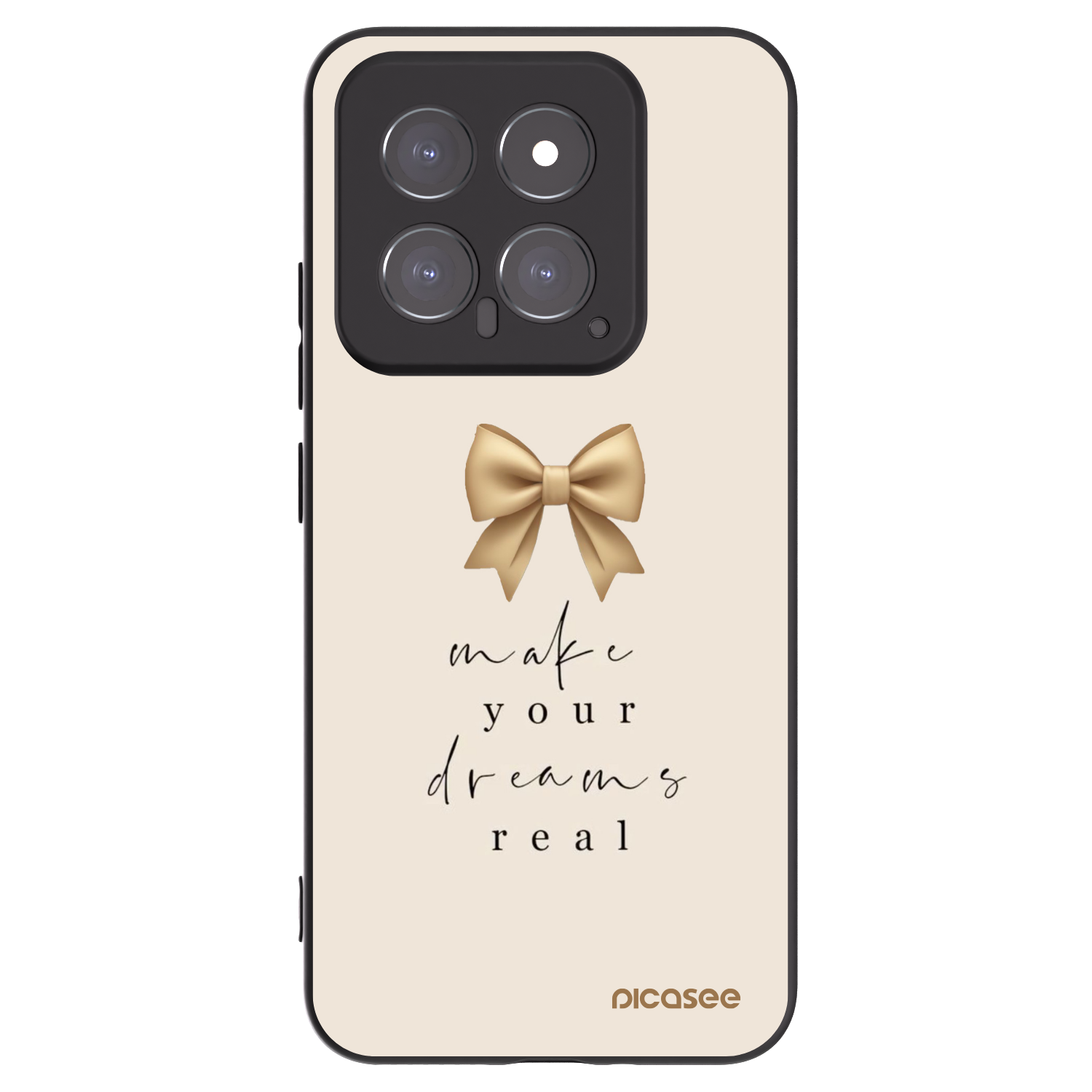 Picasee fekete szilikon tok az alábbi mobiltelefonokra Xiaomi 14 - Golden Dream