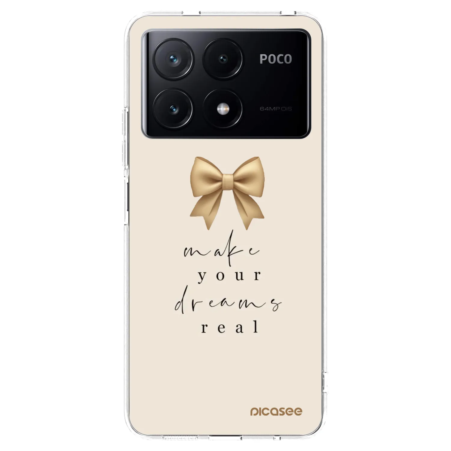 Picasee átlátszó szilikon tok az alábbi mobiltelefonokra Xiaomi Poco X6 Pro - Golden Dream