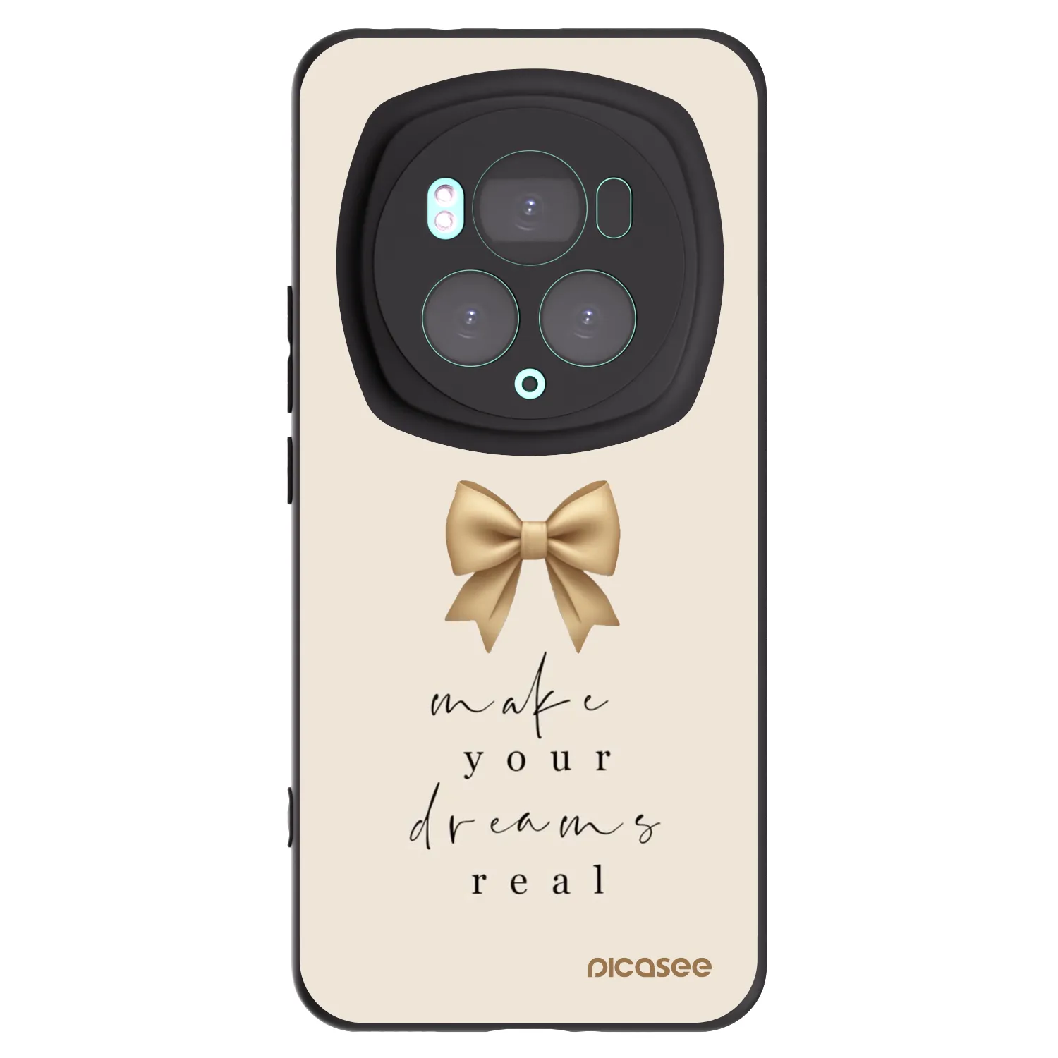 Picasee fekete szilikon tok az alábbi mobiltelefonokra Honor Magic6 Pro - Golden Dream