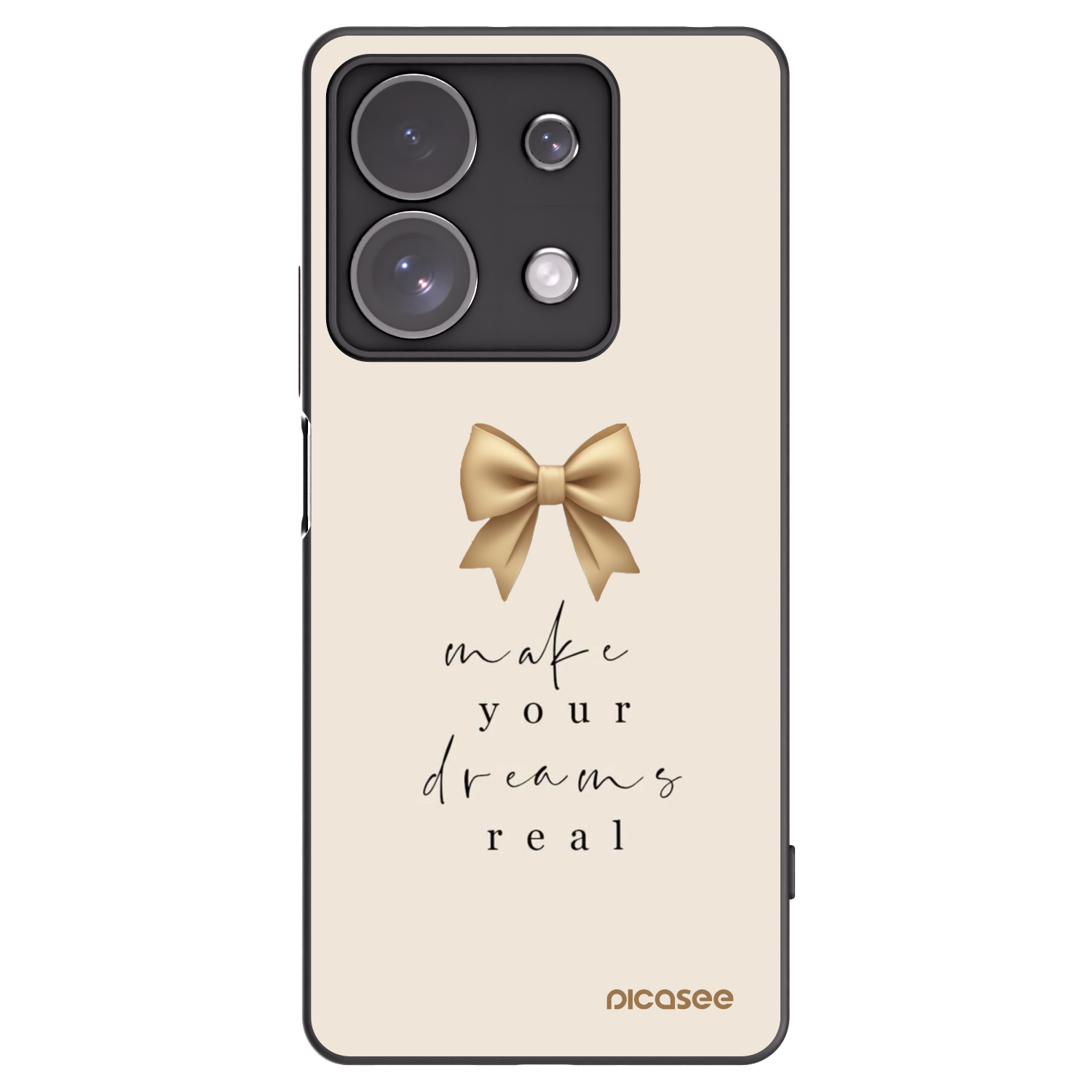 Picasee fekete szilikon tok az alábbi mobiltelefonokra Xiaomi Redmi Note 13 Pro 4G - Golden Dream