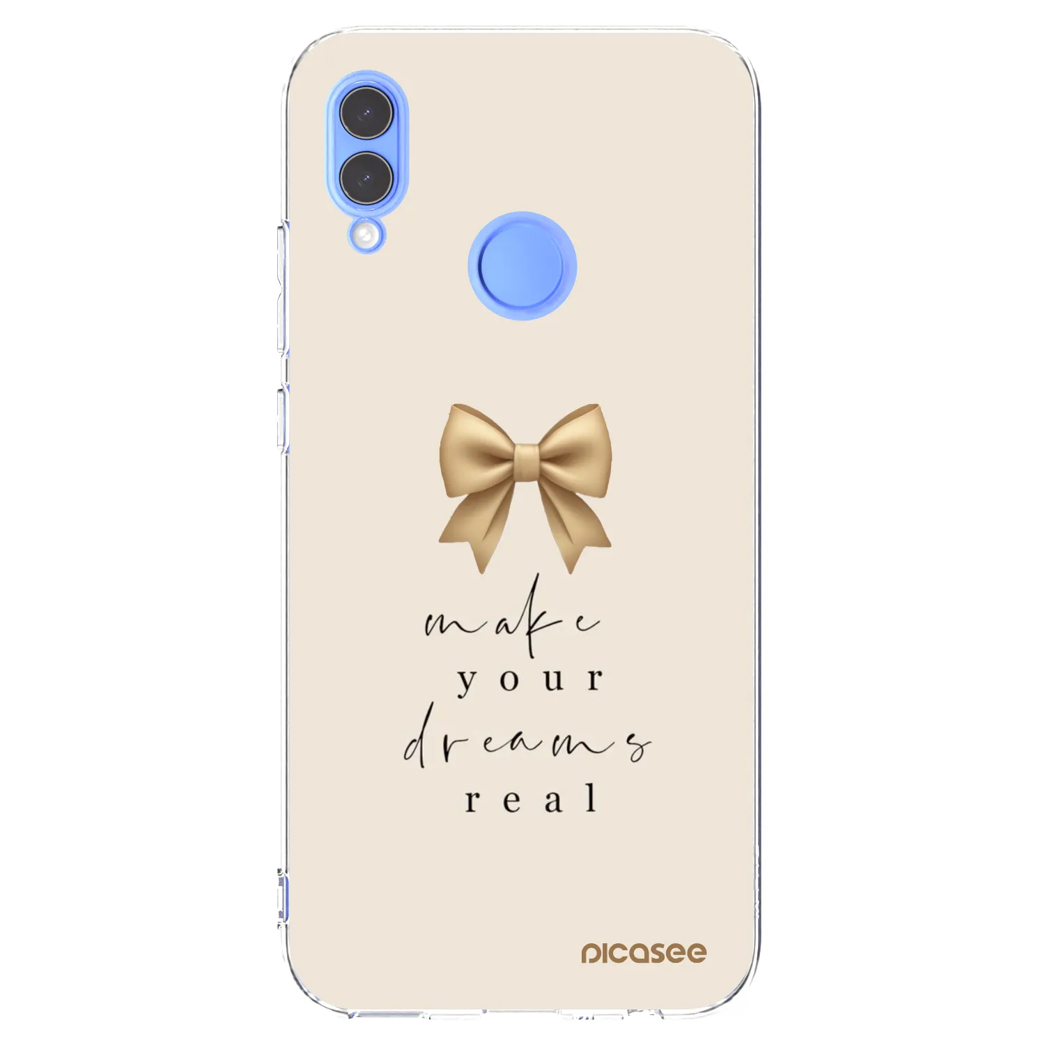 Picasee átlátszó szilikon tok az alábbi mobiltelefonokra Huawei P Smart 2019 - Golden Dream