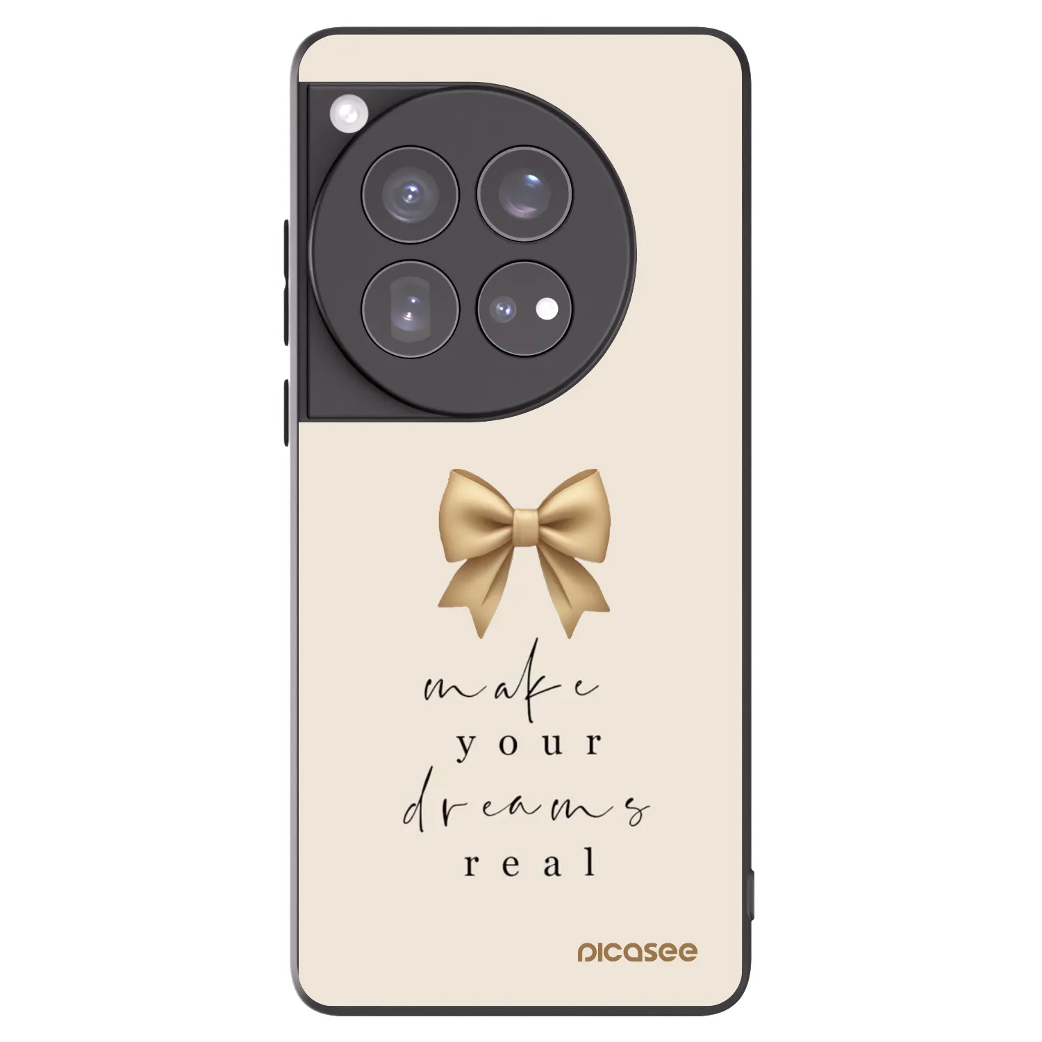 Picasee fekete szilikon tok az alábbi mobiltelefonokra OnePlus 12 5G - Golden Dream