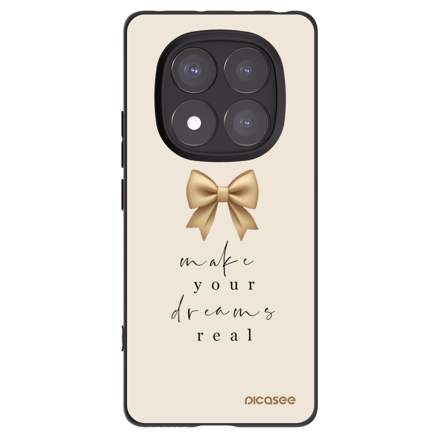 Picasee fekete szilikon tok az alábbi mobiltelefonokra Xiaomi Redmi Note 14 Pro 5G - Golden Dream