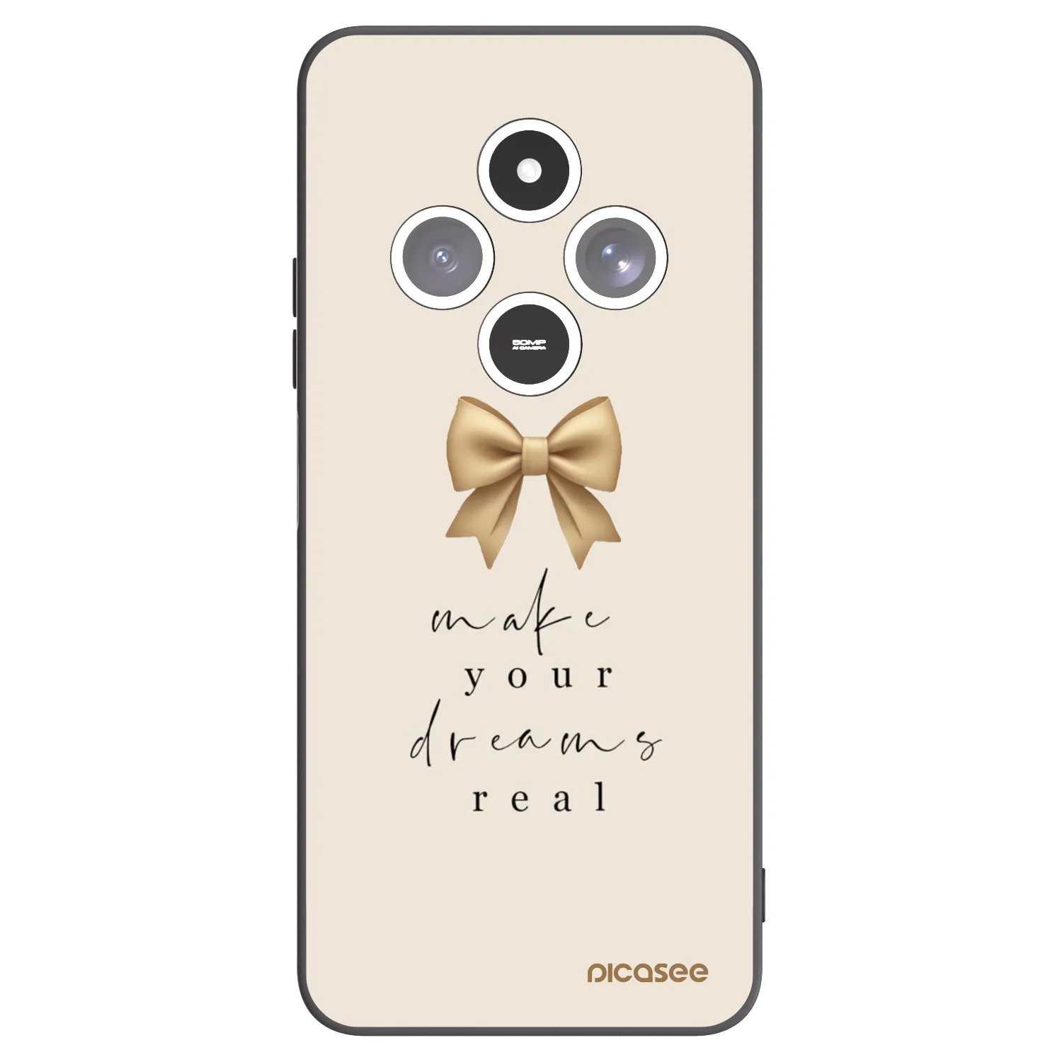 Picasee fekete szilikon tok az alábbi mobiltelefonokra Xiaomi Redmi 14C - Golden Dream