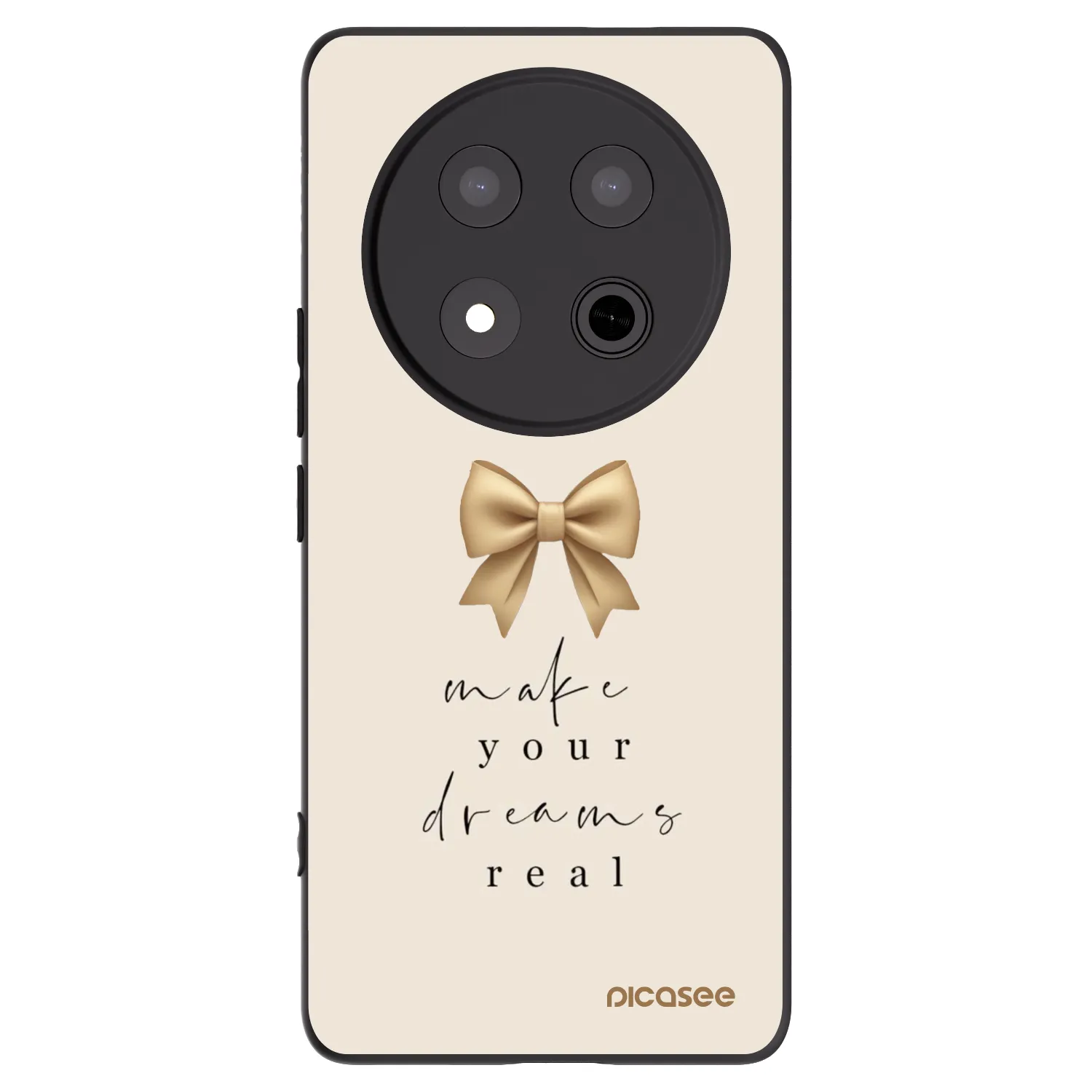 Picasee fekete szilikon tok az alábbi mobiltelefonokra Honor Magic7 Lite 5G - Golden Dream