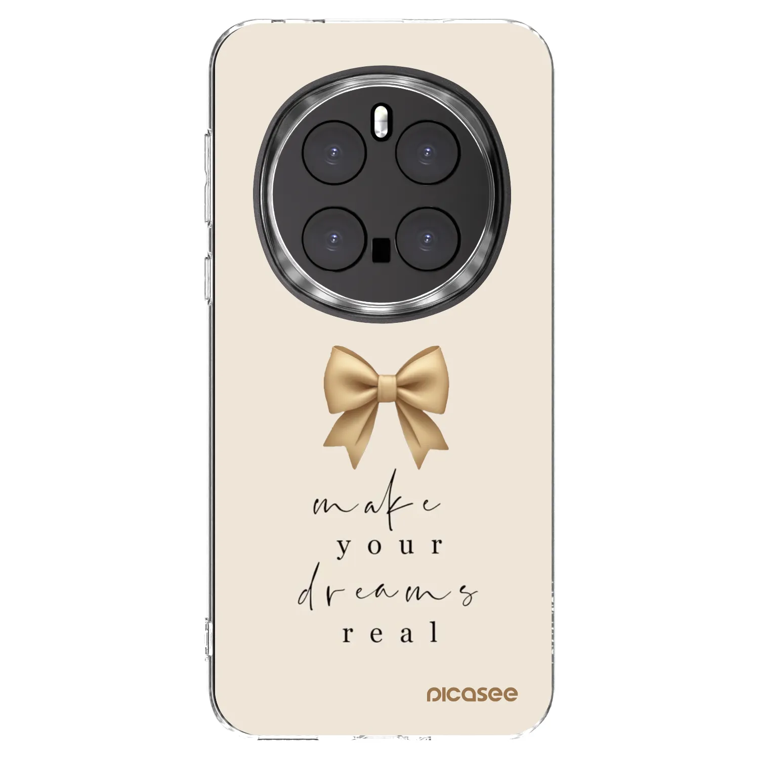 Picasee átlátszó szilikon tok az alábbi mobiltelefonokra Honor Magic7 Pro 5G - Golden Dream