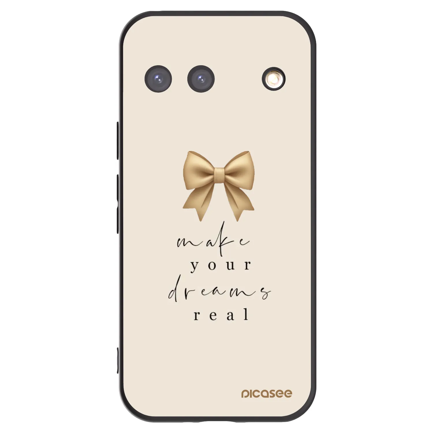 Picasee fekete szilikon tok az alábbi mobiltelefonokra Google Pixel 9 - Golden Dream