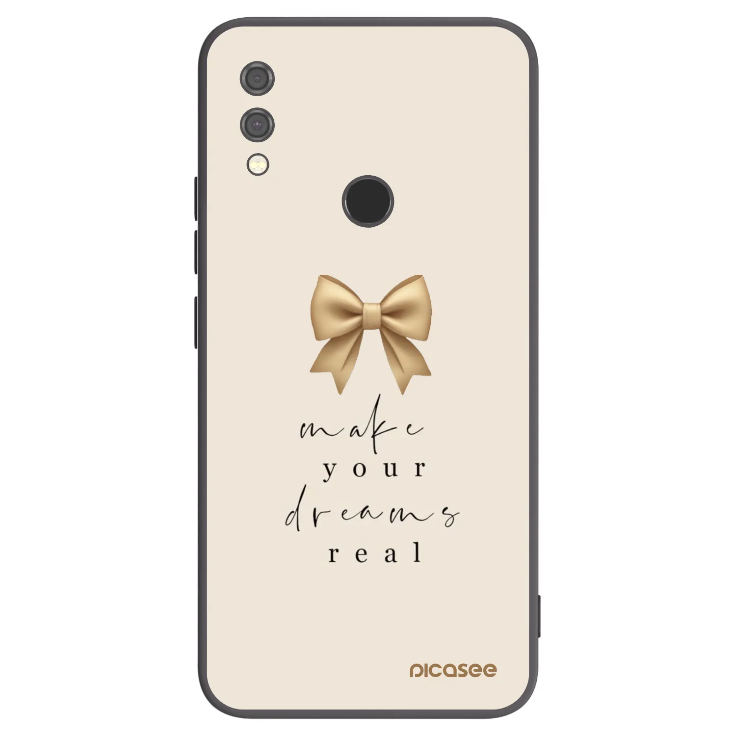Picasee fekete szilikon tok az alábbi mobiltelefonokra Xiaomi Redmi Note 7 - Golden Dream