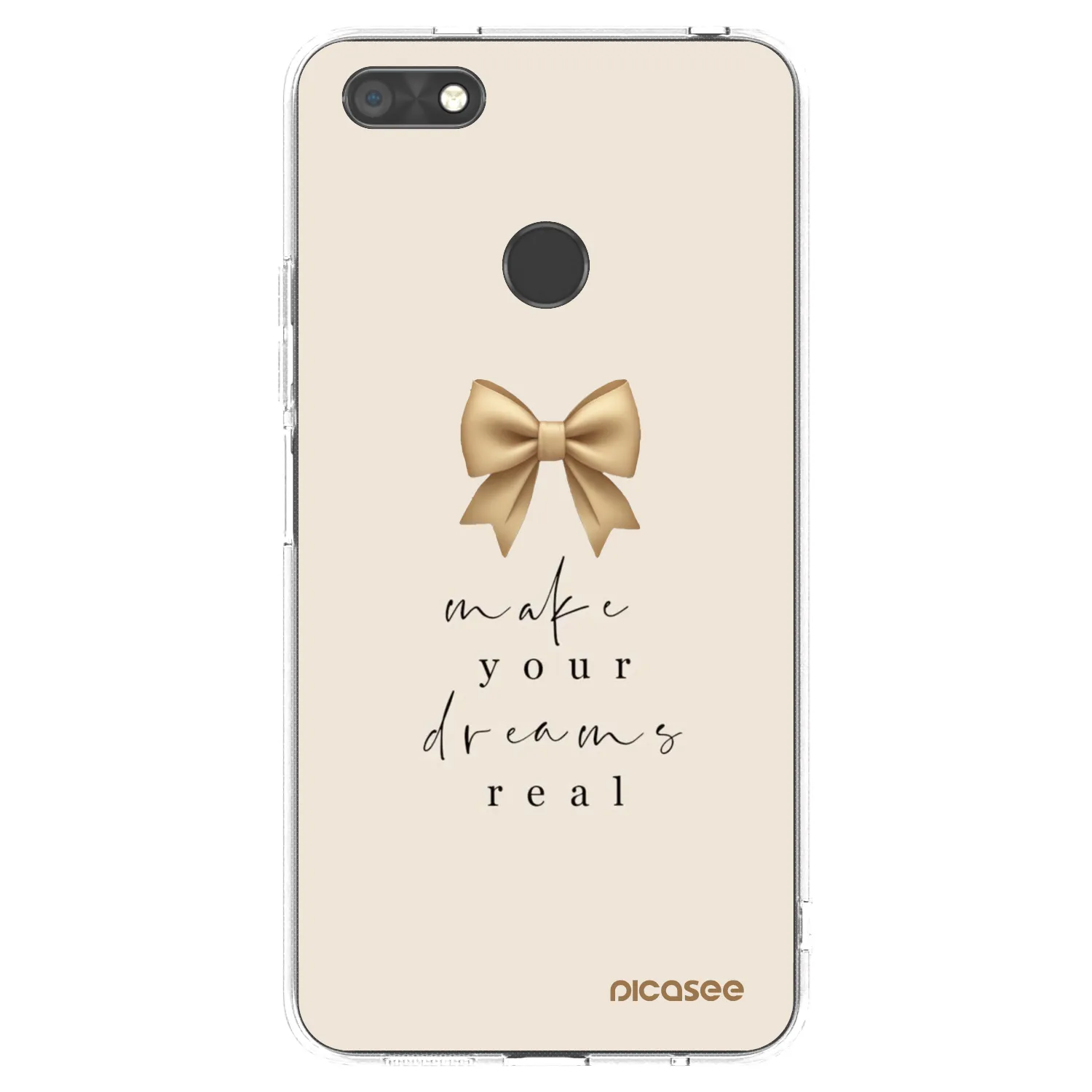 Picasee átlátszó szilikon tok az alábbi mobiltelefonokra Huawei P9 Lite Mini - Golden Dream