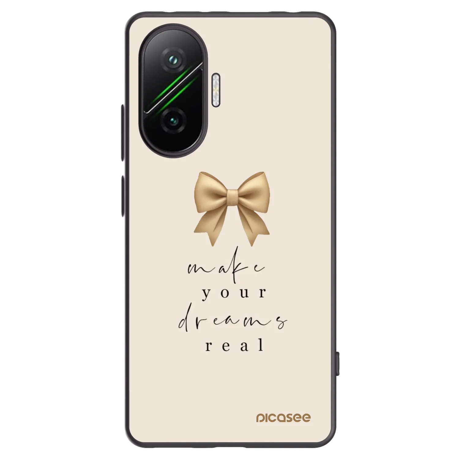 Picasee fekete szilikon tok az alábbi mobiltelefonokra Xiaomi Poco F7 Pro 5G - Golden Dream