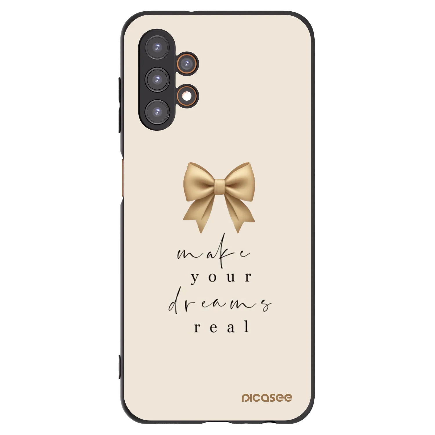 Picasee fekete szilikon tok az alábbi mobiltelefonokra Samsung Galaxy A13 5G - Golden Dream