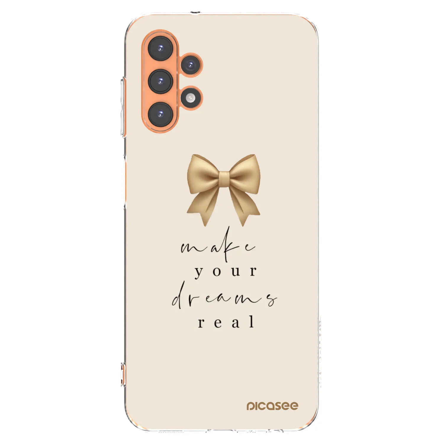 Picasee átlátszó szilikon tok az alábbi mobiltelefonokra Samsung Galaxy A13 5G - Golden Dream