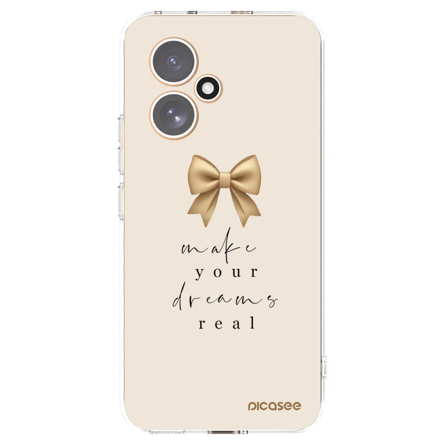 Picasee átlátszó szilikon tok az alábbi mobiltelefonokra Honor 400 5G - Golden Dream