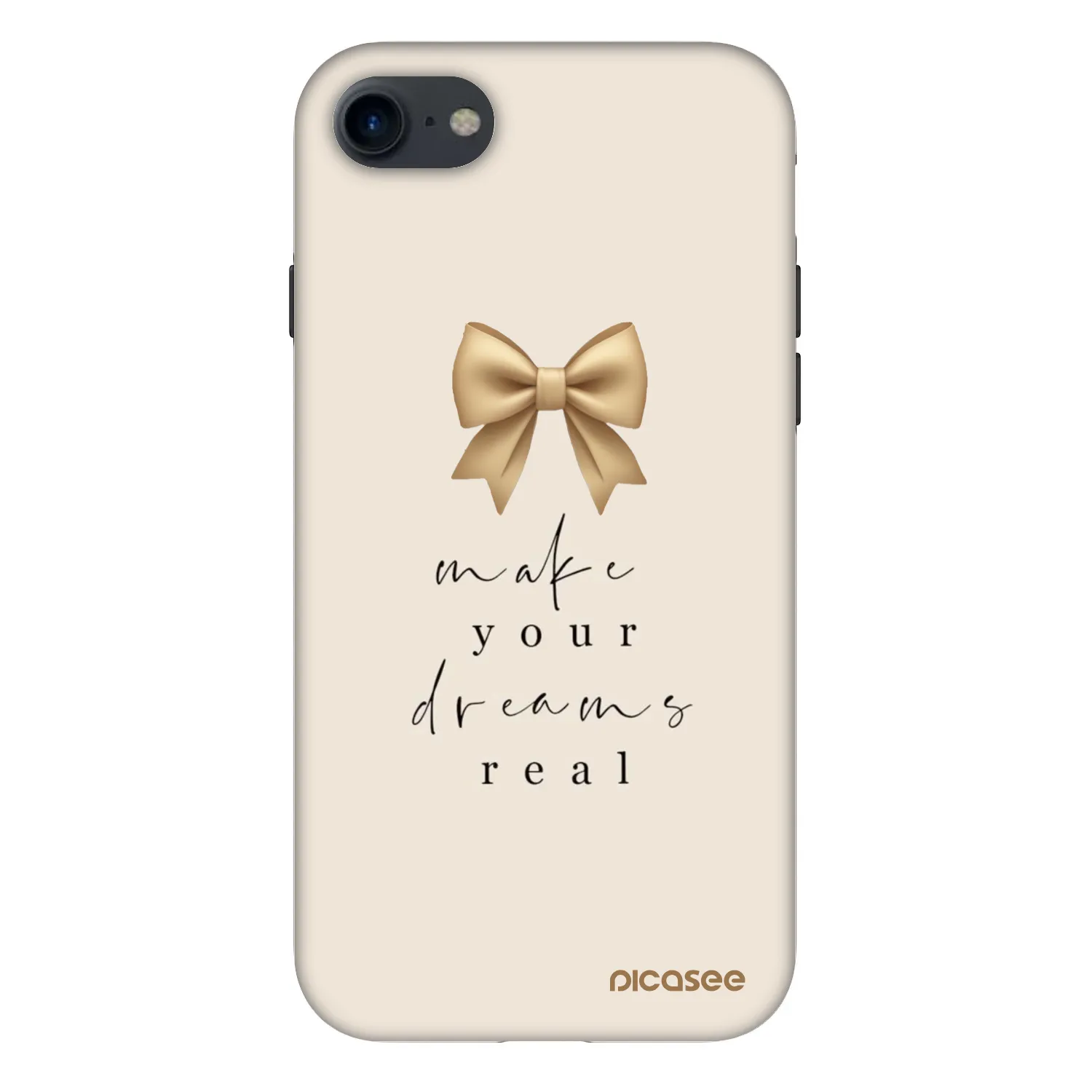Picasee Fashion Case Apple iPhone SE 2020 - Golden Dream