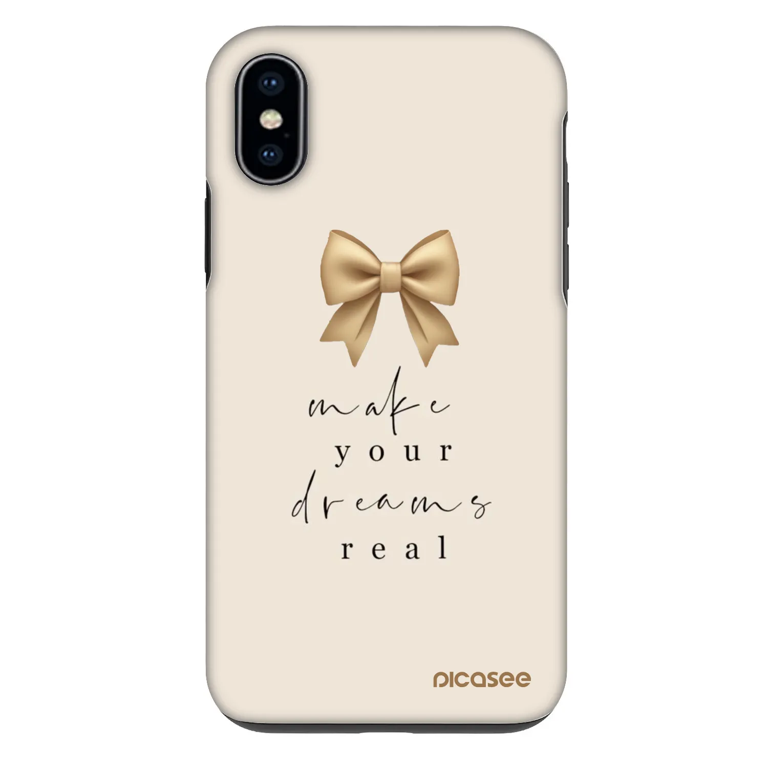 Picasee Fashion Case Apple iPhone X/XS - Golden Dream