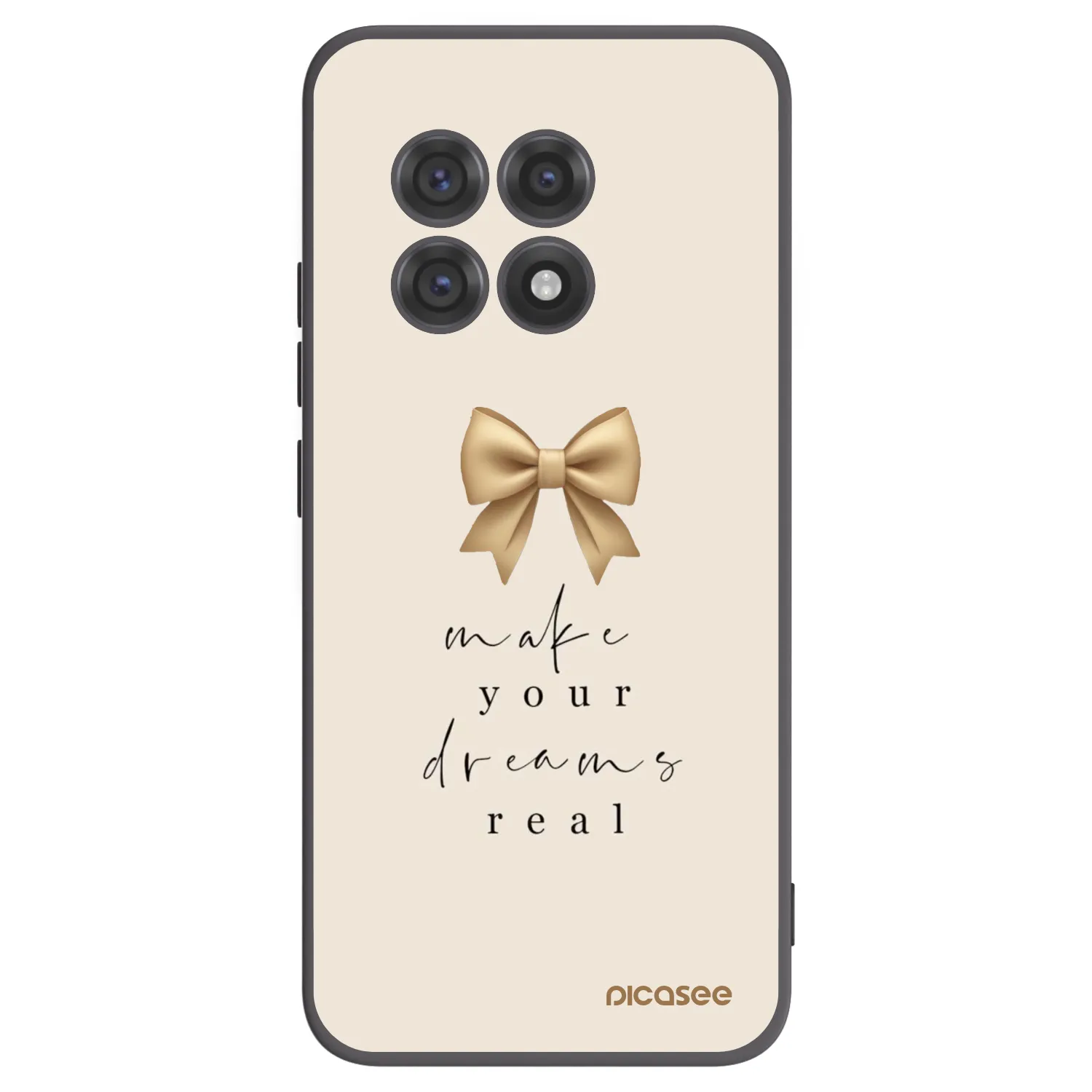 Picasee fekete szilikon tok az alábbi mobiltelefonokra OnePlus 13R 5G - Golden Dream