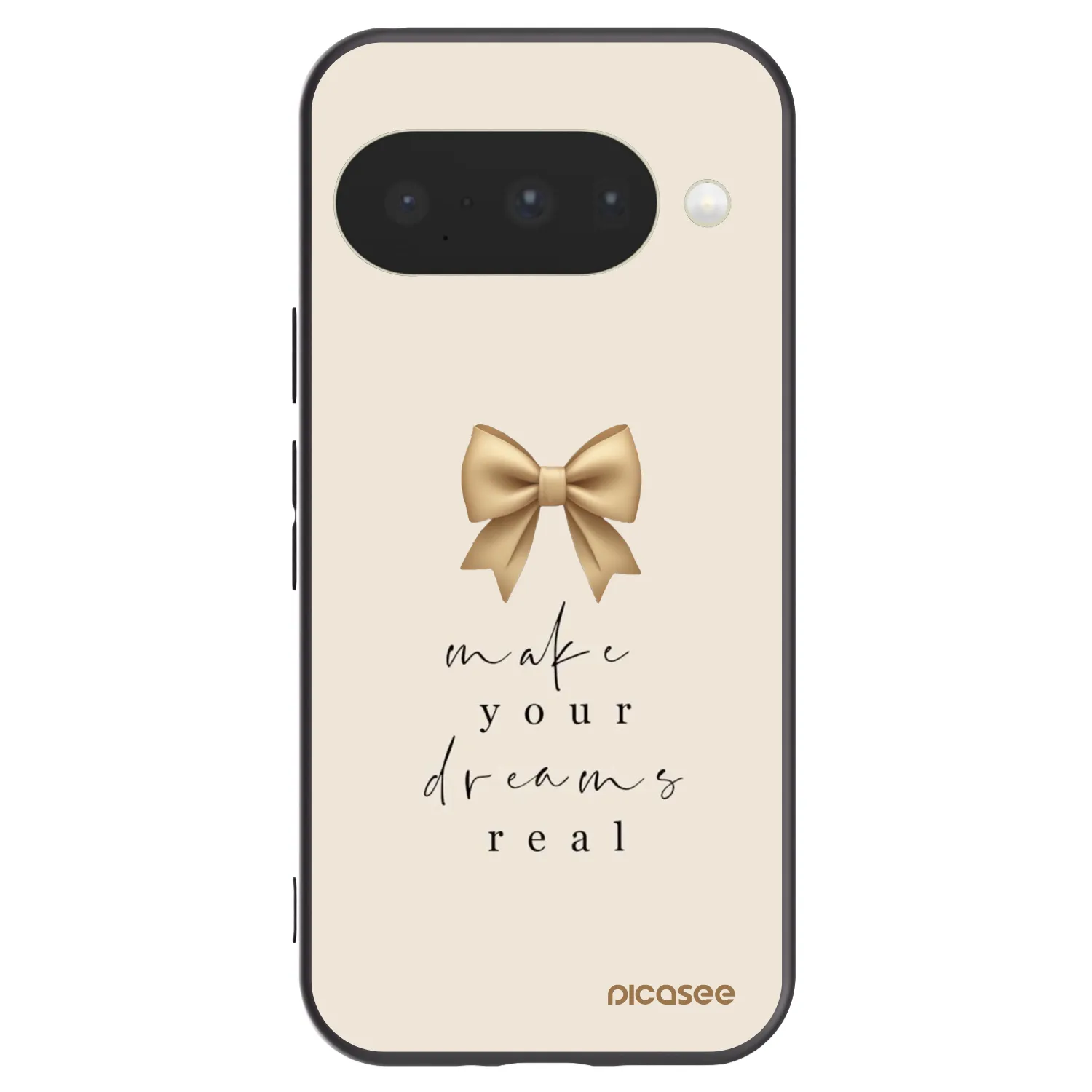 Picasee fekete szilikon tok az alábbi mobiltelefonokra Google Pixel 10 - Golden Dream