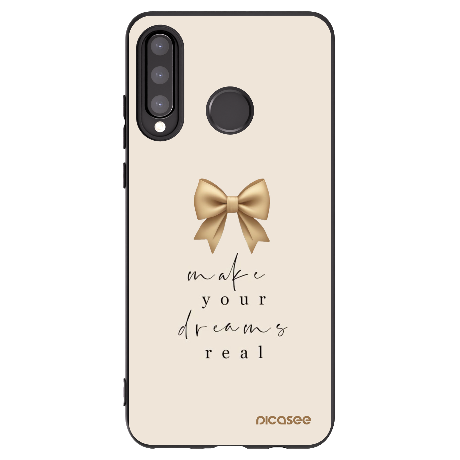 Picasee fekete szilikon tok az alábbi mobiltelefonokra Huawei P30 Lite - Golden Dream