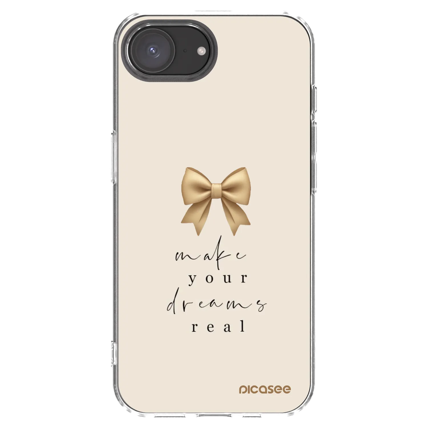 Picasee átlátszó szilikon tok az alábbi mobiltelefonokra Apple iPhone 17e - Golden Dream