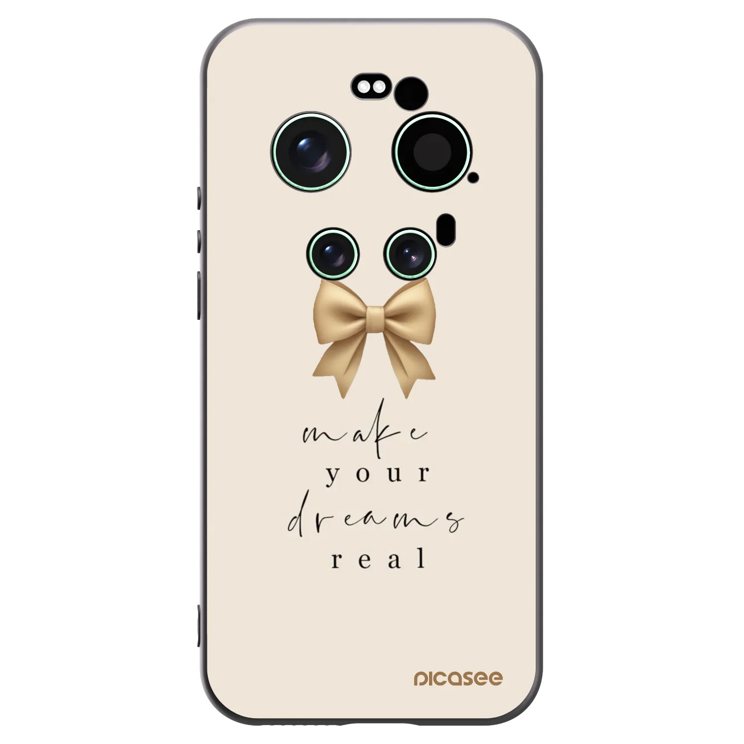 Picasee fekete szilikon tok az alábbi mobiltelefonokra Xiaomi 17 Ultra - Golden Dream