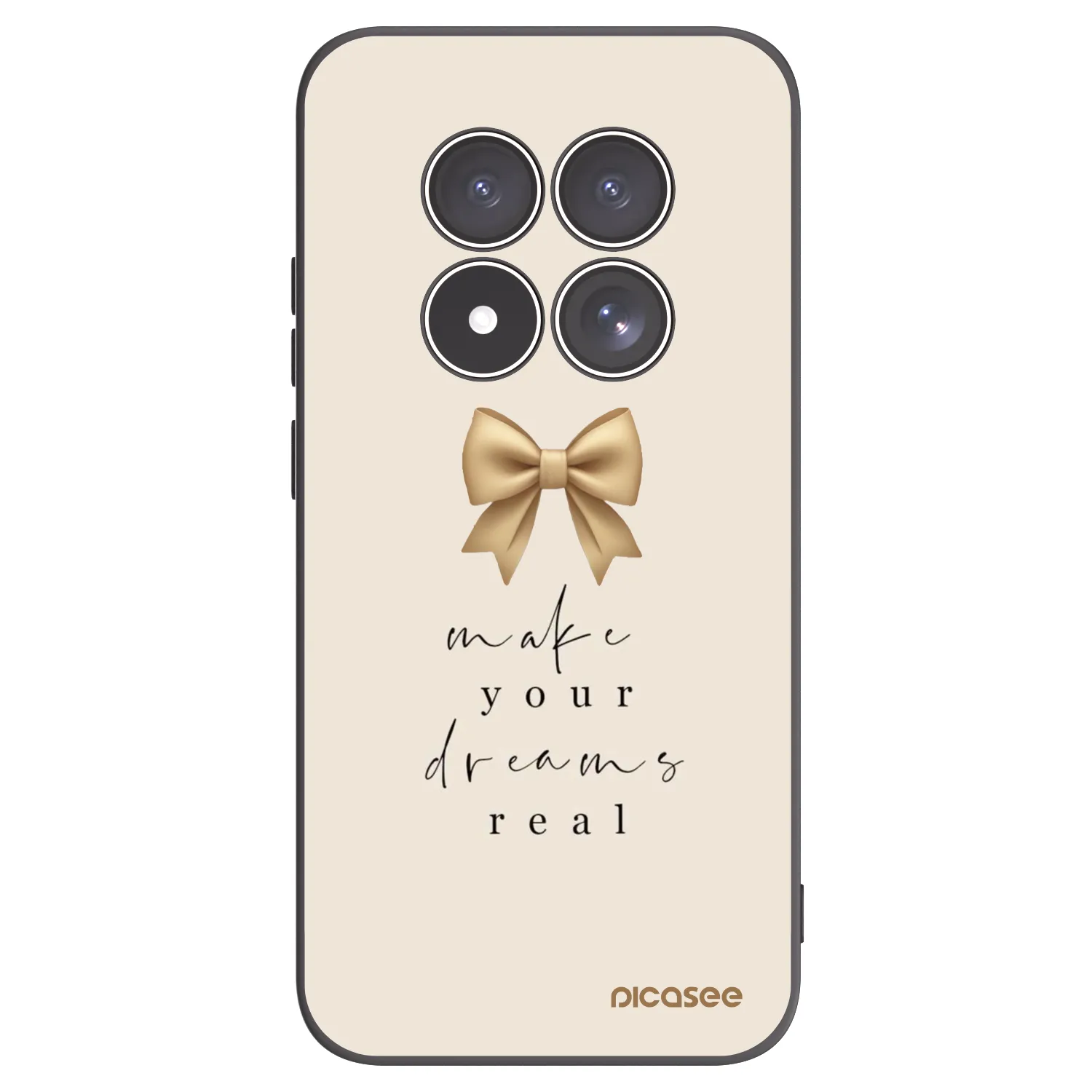 Picasee fekete szilikon tok az alábbi mobiltelefonokra Xiaomi Redmi Note 15 Pro 5G - Golden Dream