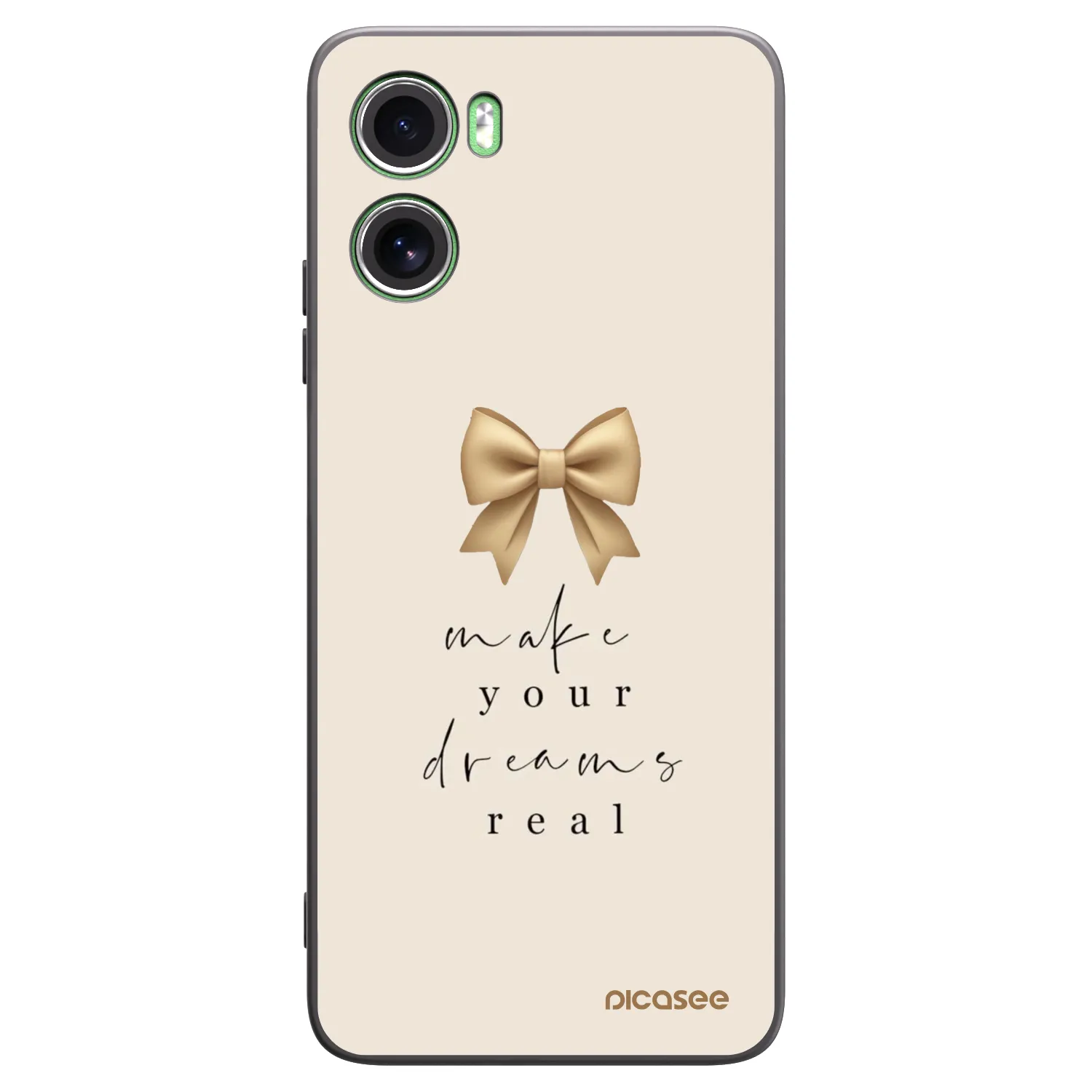 Picasee fekete szilikon tok az alábbi mobiltelefonokra Motorola Moto G06 - Golden Dream