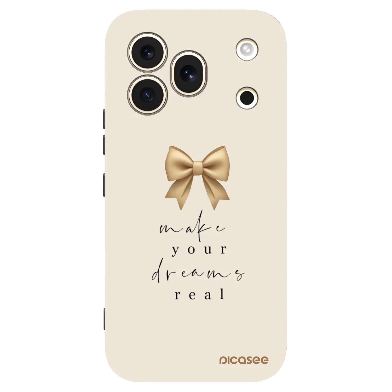 Picasee fekete szilikon tok az alábbi mobiltelefonokra Honor 600 Pro - Golden Dream