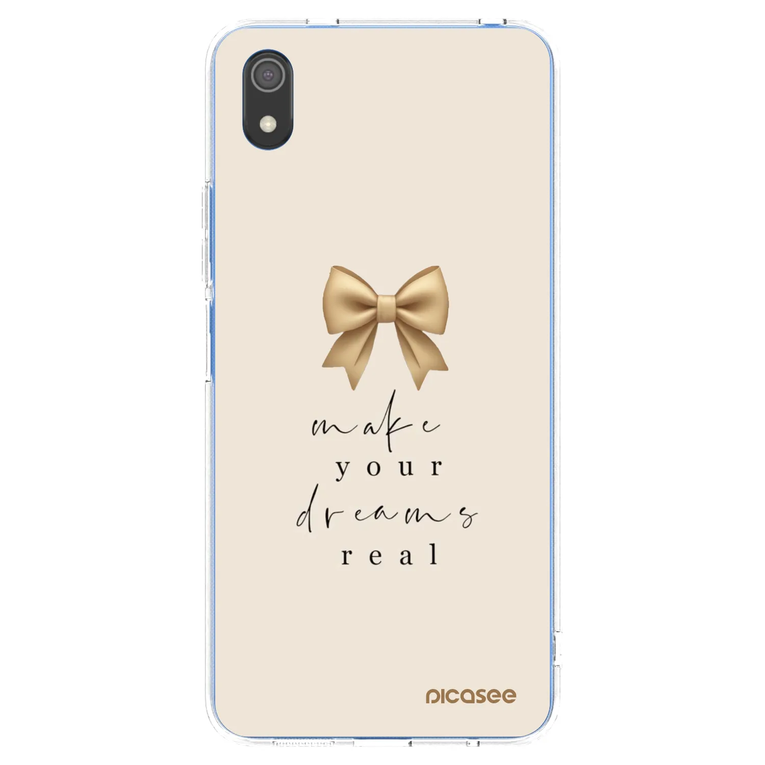 Picasee átlátszó szilikon tok az alábbi mobiltelefonokra Xiaomi Redmi 7A - Golden Dream